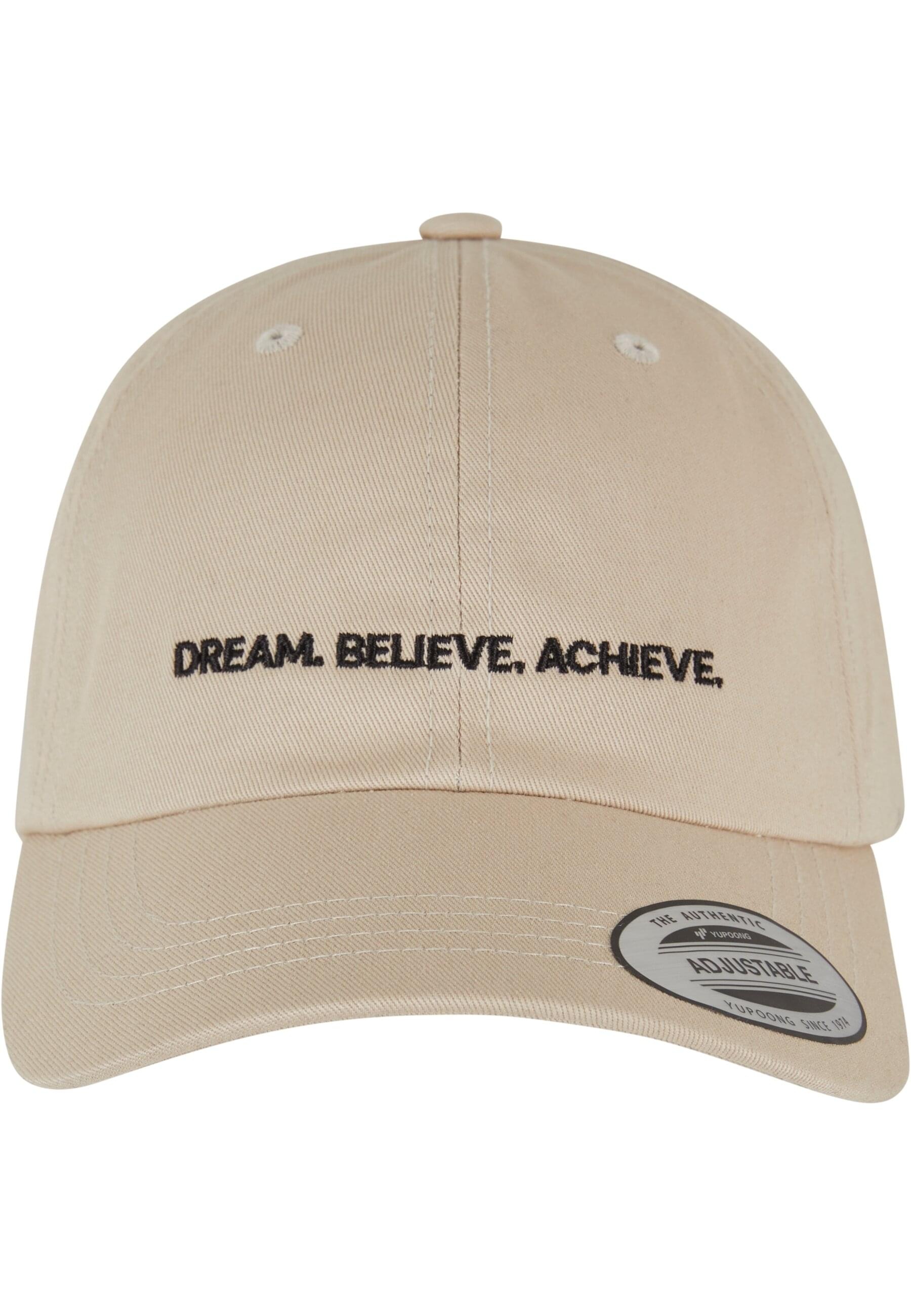 MISS TEE Damen Flex Cap "Miss Tee Dream Believe Achieve Cotton Twill Cap"stone, 100% Baumwolle, Caps