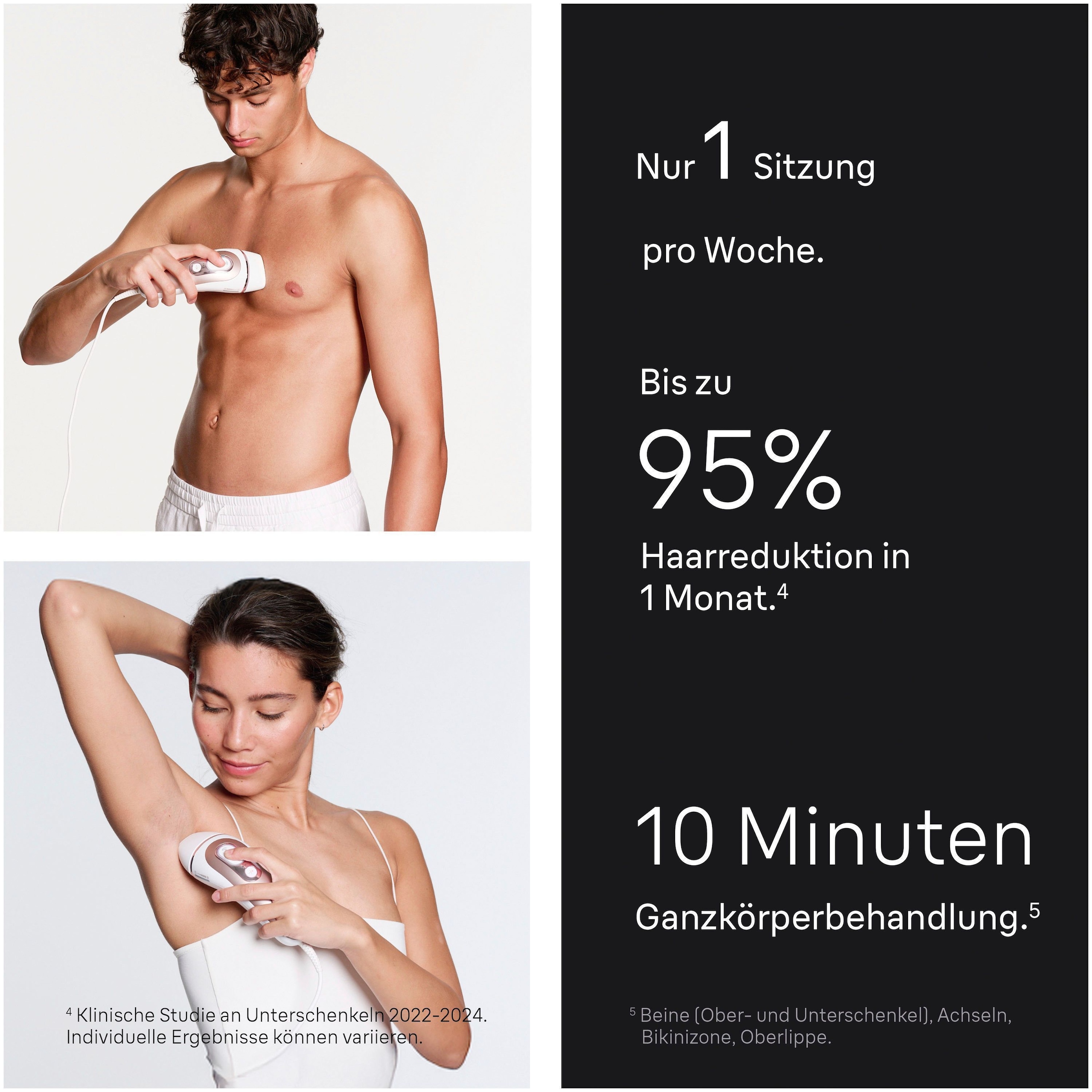 Braun IPL-Haarentferner »Smart Skin i·expert PL7249«, 3 Aufsätze für Gesicht & Körper, Venus Rasierer, Mini-Rasierer