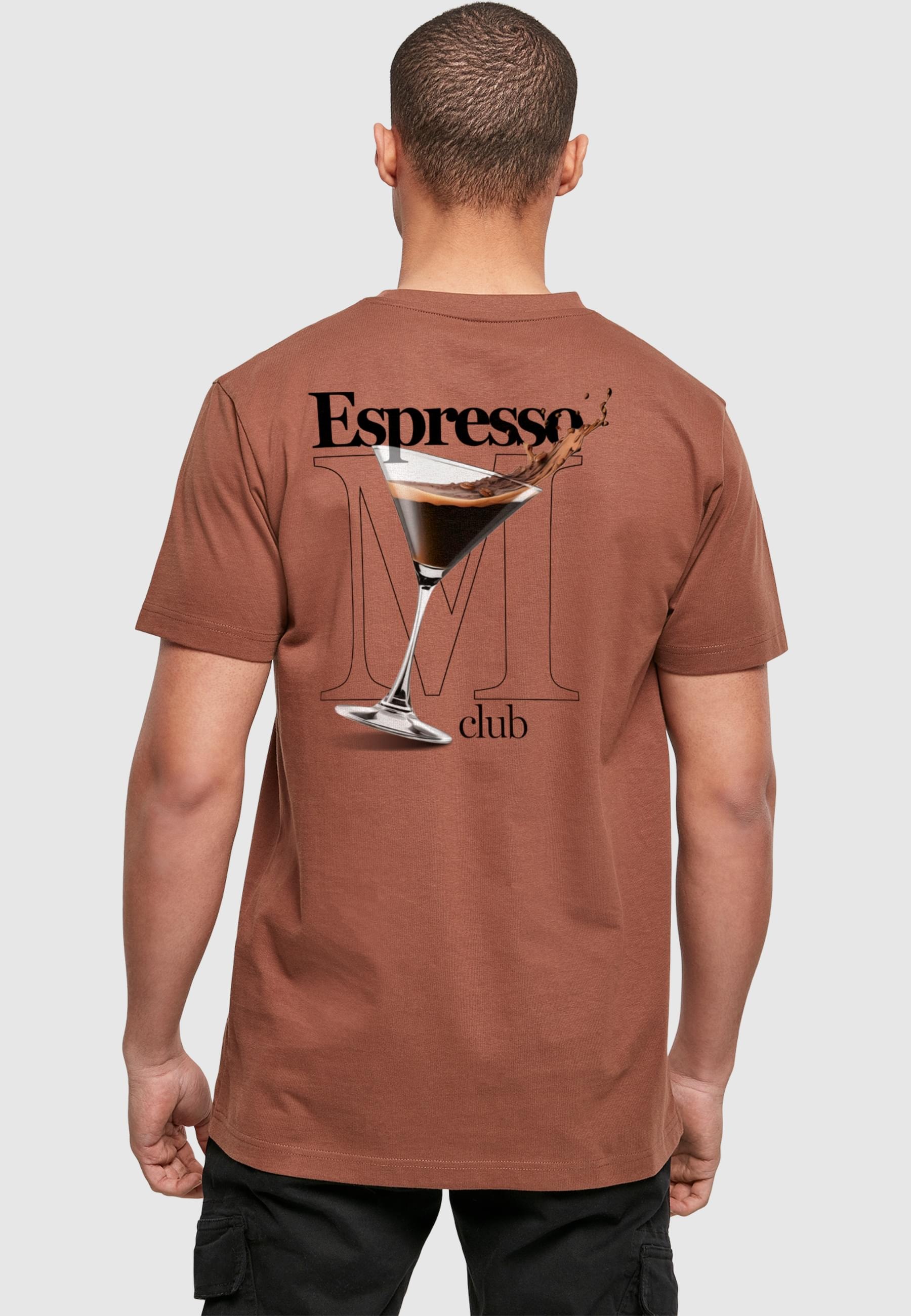 MisterTee T-Shirt »MisterTee Herren Espresso M Club Tee«, (1 tlg.)