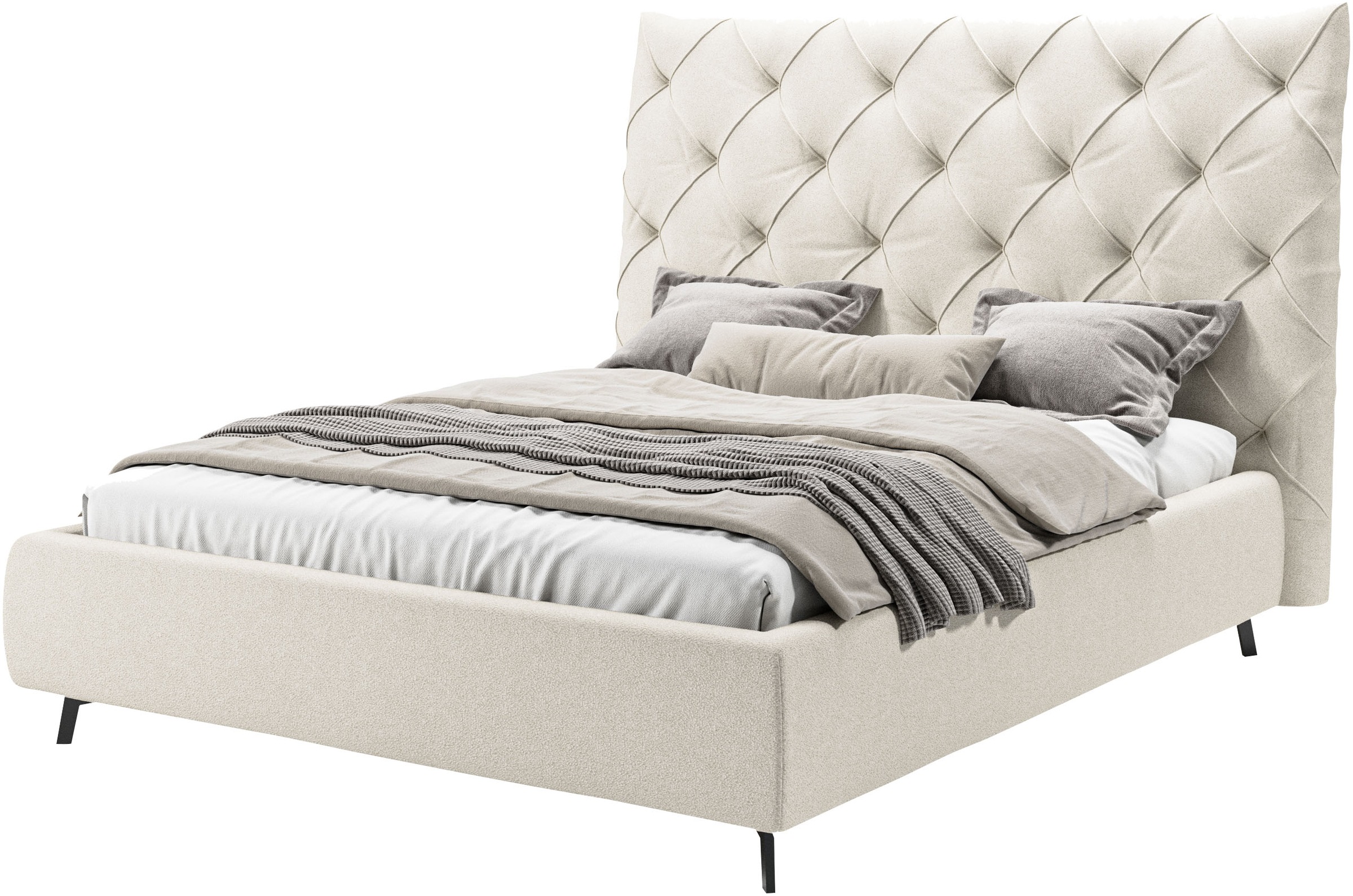 Home affaire Polsterbett "Maxime, in 4 Breiten bis 200cm, auch in Leder" Ko günstig online kaufen