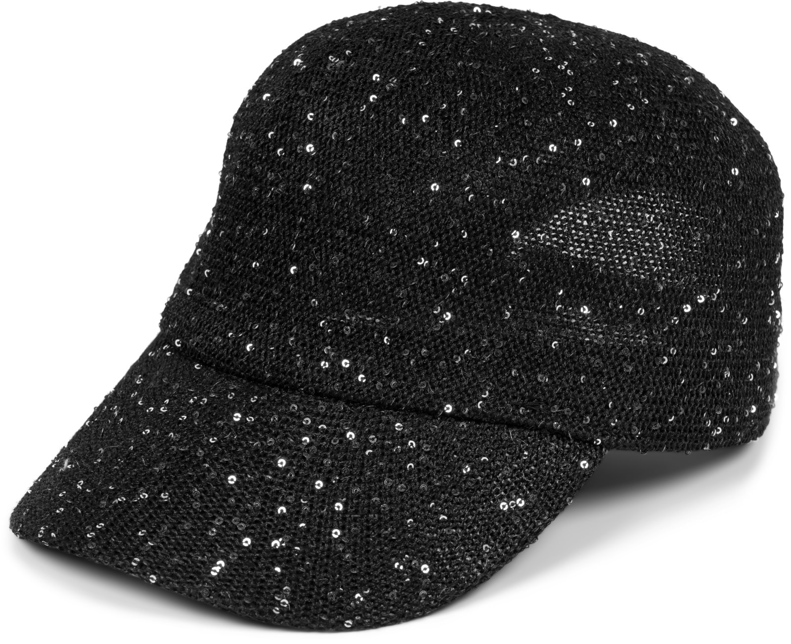 styleBREAKER "Gewebtes Baseball Cap Pailletten" 1 Stk.