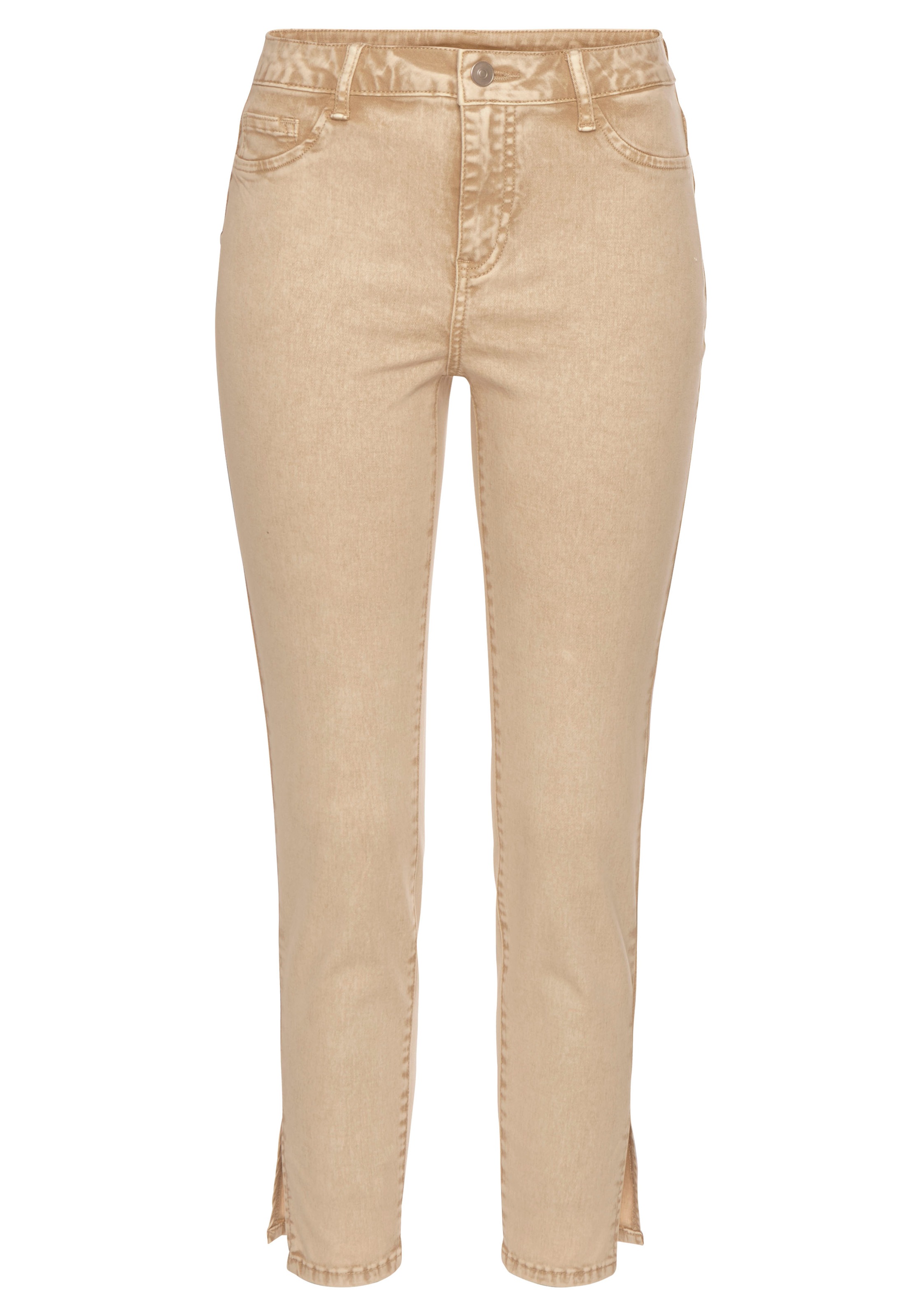 Vivance 7/8-Jeggings mit Schlitz am Saum