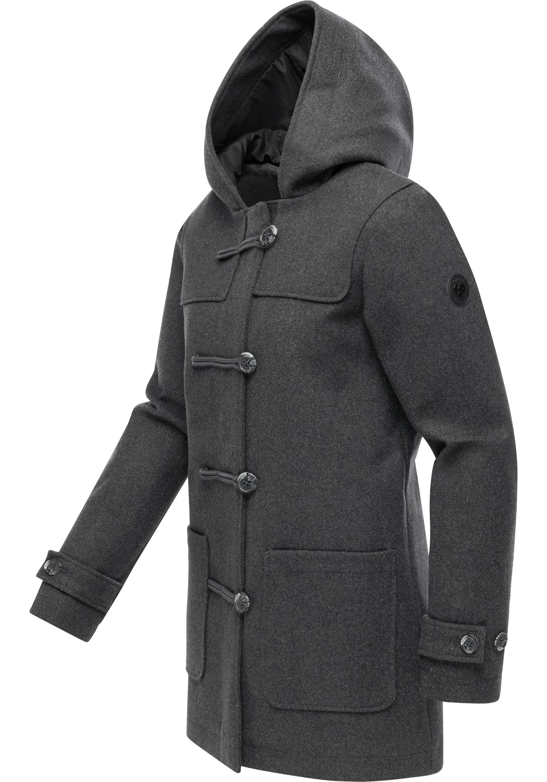 Ragwear Wintermantel "Duffina YOUMODO", warmer Mantel mit Knopfleiste günstig online kaufen