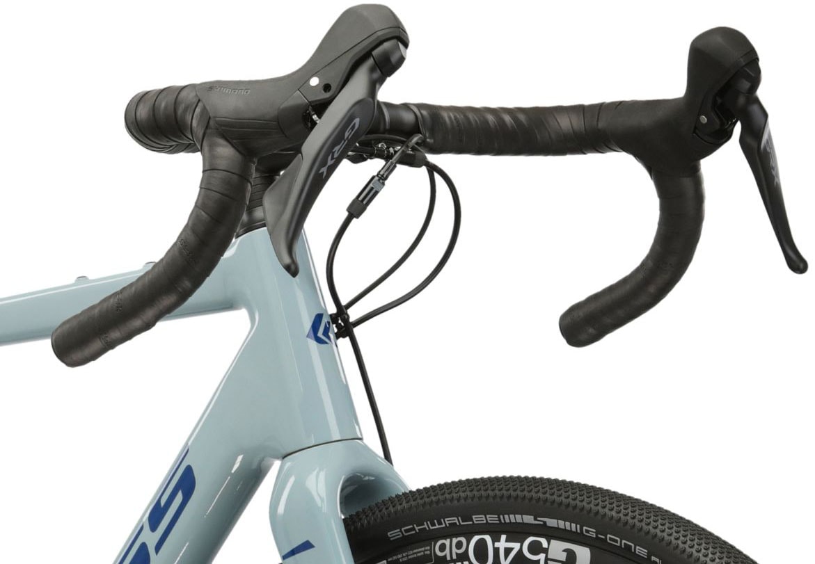 Kross Gravelbike »KROSS Gravelbike Esker 7.0 28" blau 11 Gänge«, 11 Gang, Shimano, GRX RX812 Schaltwerk, Kettenschaltung