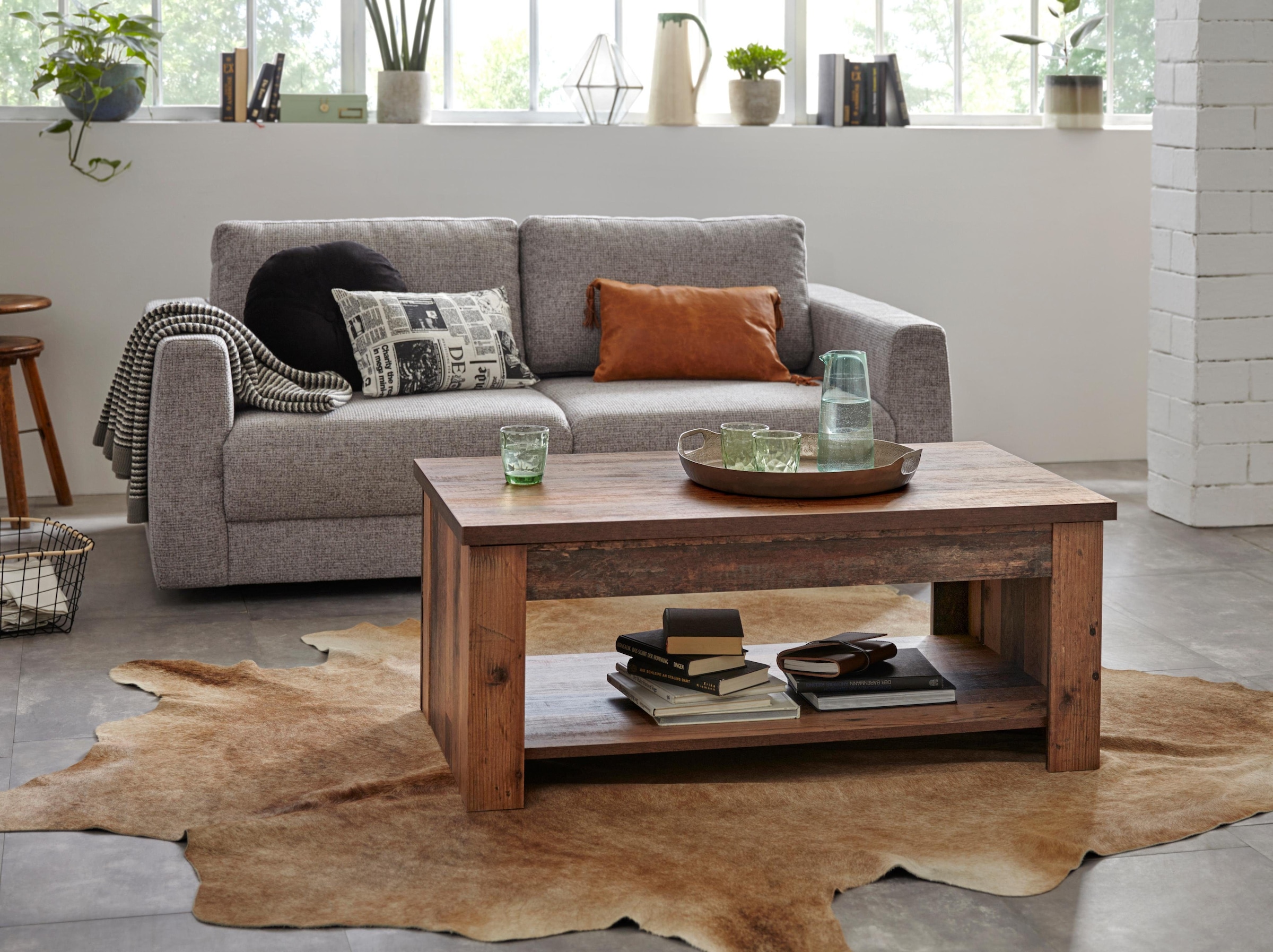 FORTE Couchtisch »Clif«, mit Funktion, Breite 110 cm