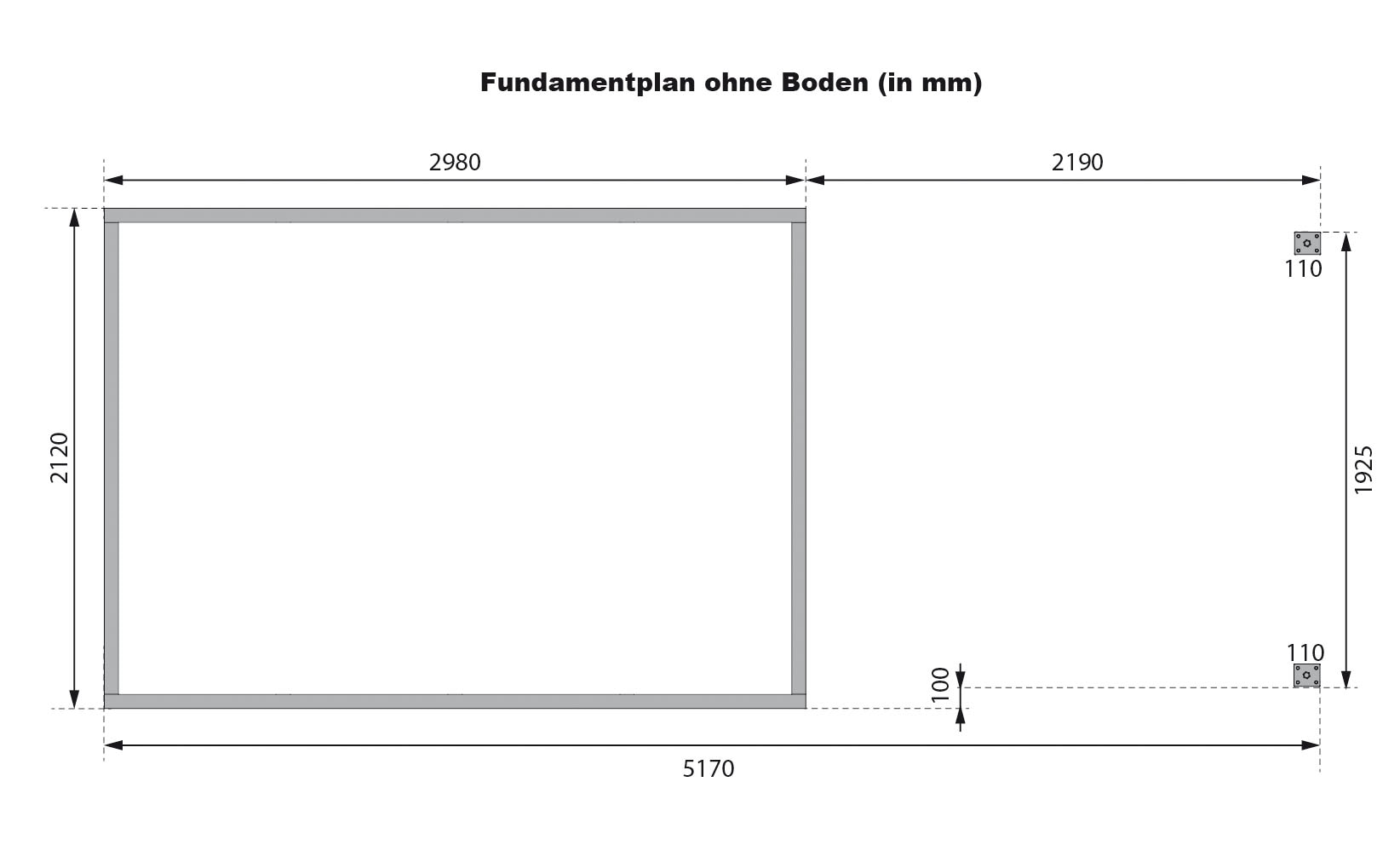 Karibu Gartenhaus »"Jupiter 4 C" SET anthrazit, mit Anbaudach 2,35 m breit«, hochwertige Materialien: nordische Fichte, Stahlecken, Trapezblechdach