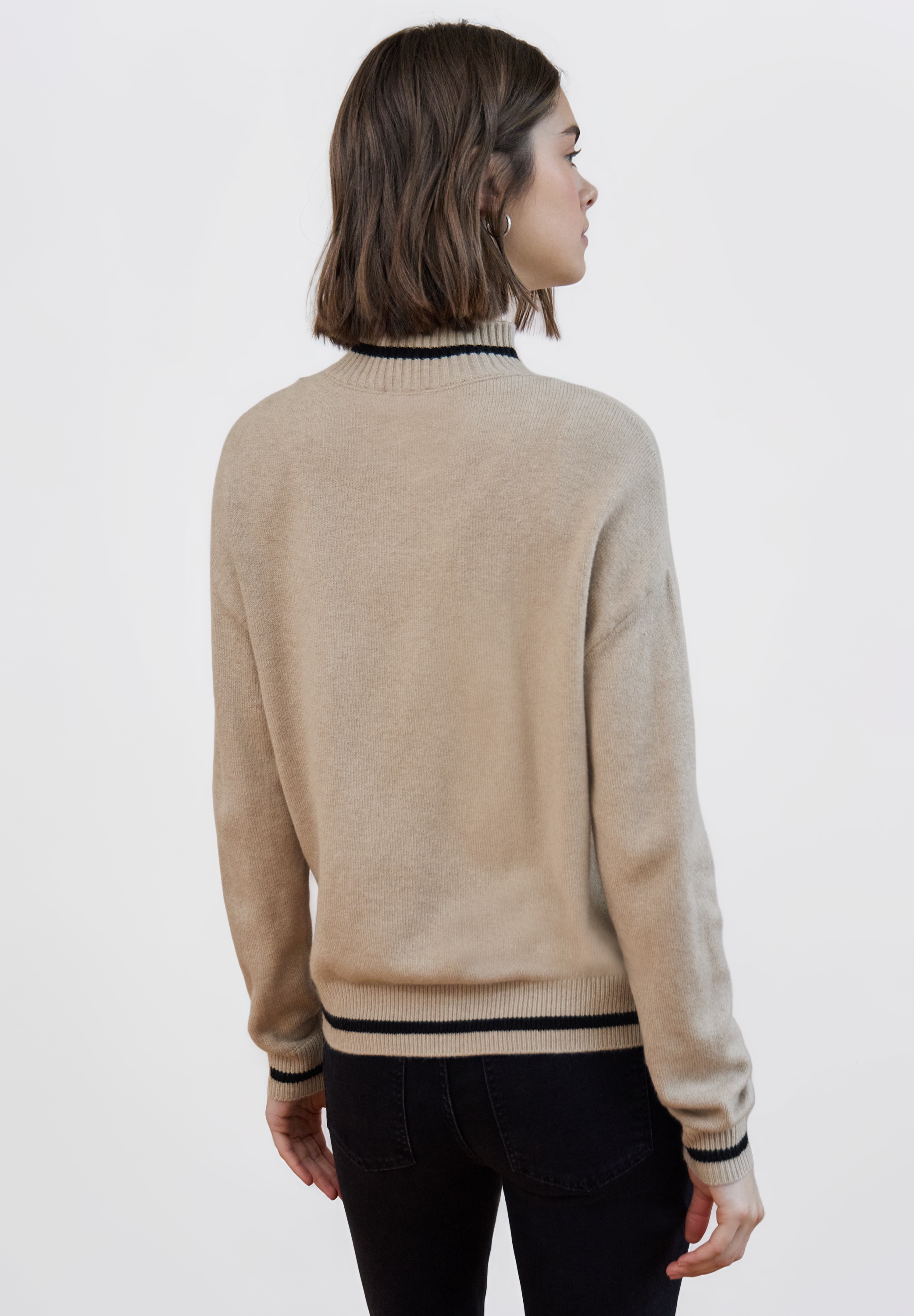 STREET ONE STUDIO Longpullover mit Leomuster