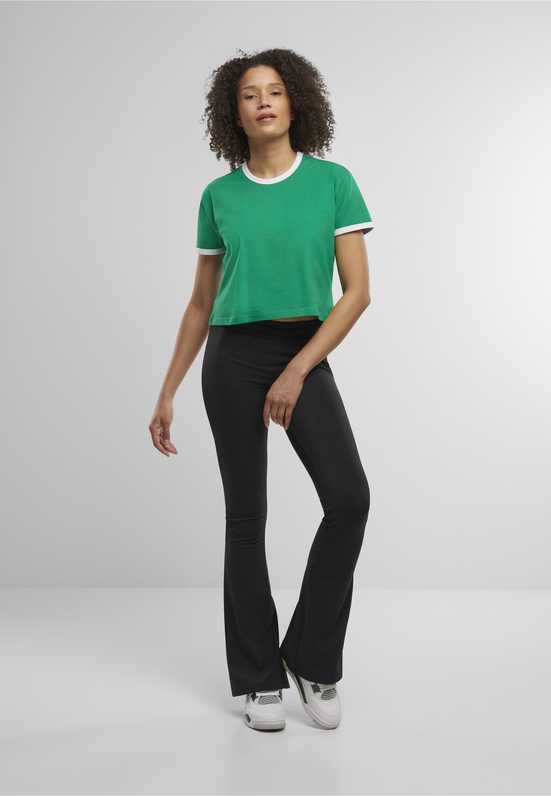 URBAN CLASSICS T-Shirt »Urban Classics Ladies Contrast Retro T-Shirt« 1 Stk.