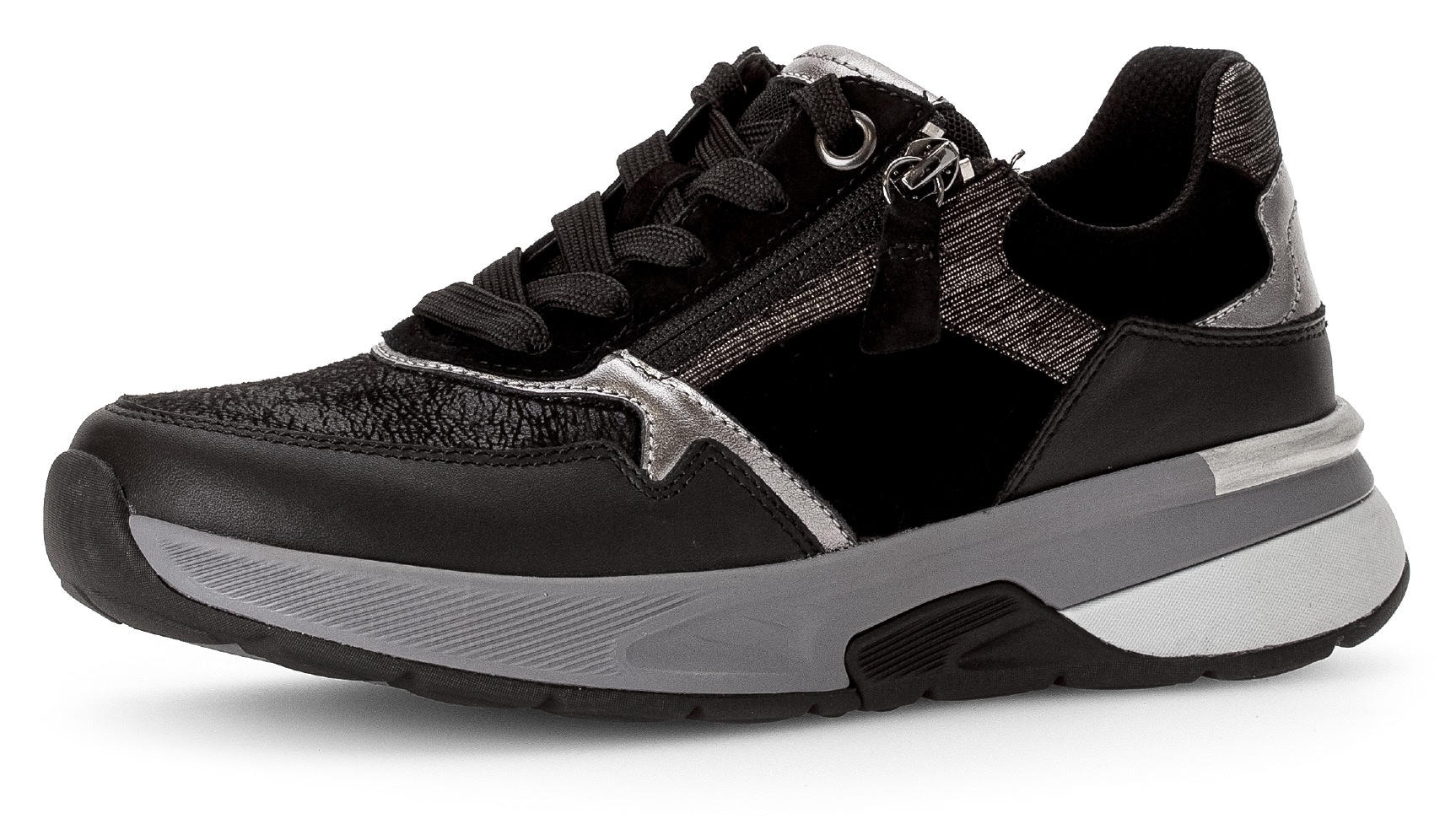 Gabor Rollingsoft Keilsneaker, Keilabsatz, Freizeitschuh, Halbschuh, Schnür günstig online kaufen