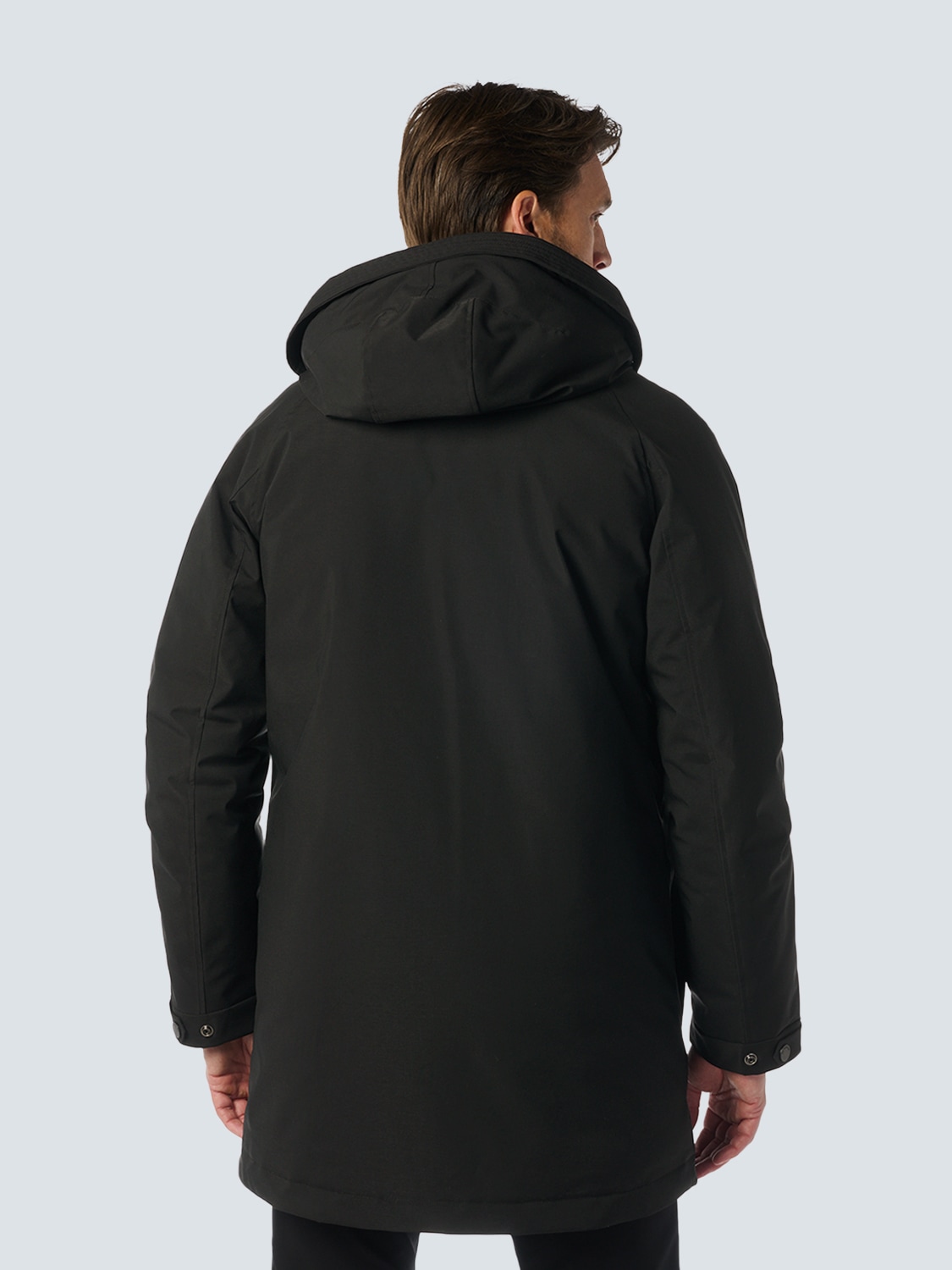 NO EXCESS Parka »No Excess Langer Mantel mit Kapuze«