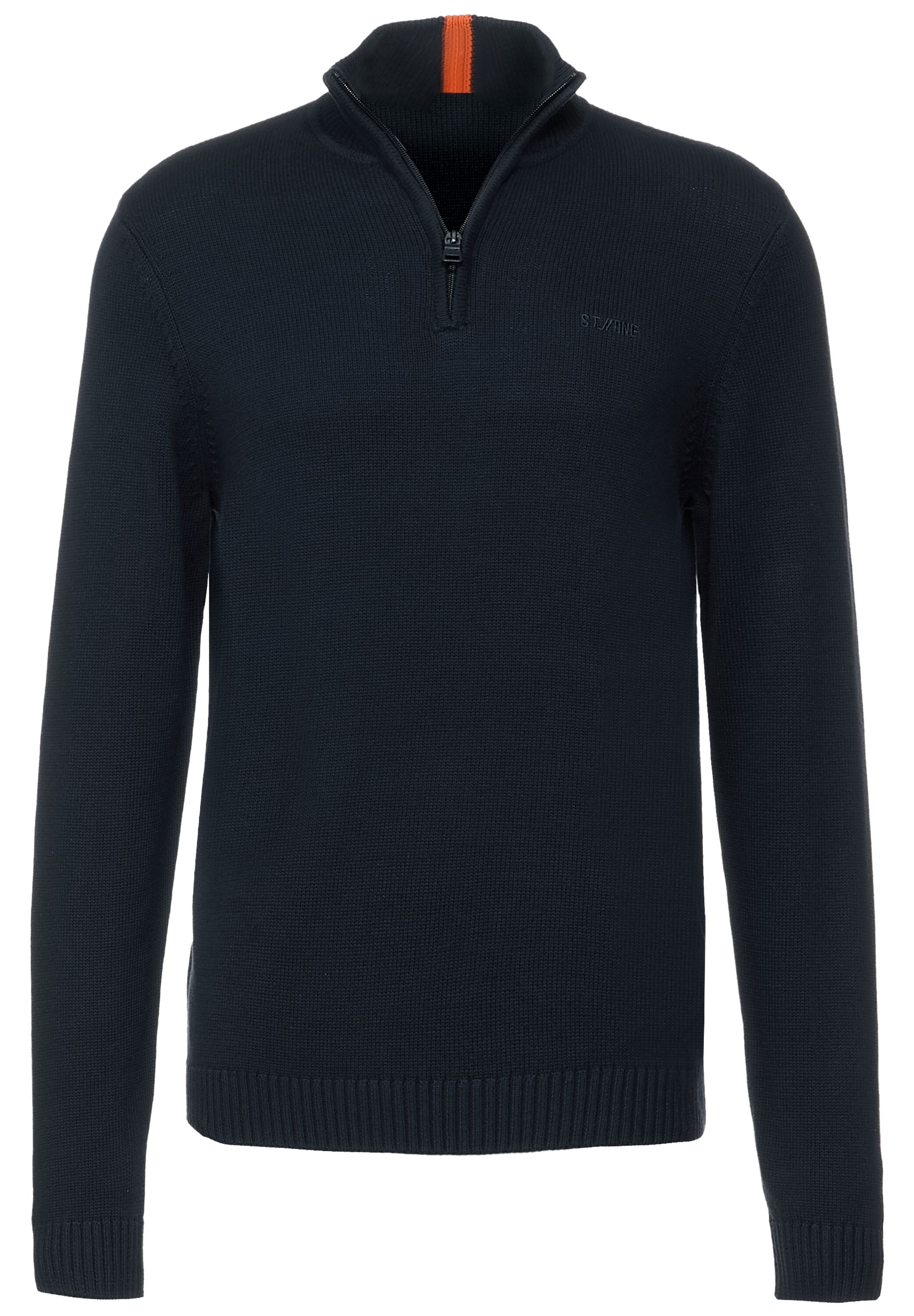 STREET ONE MEN Strickpullover, mit Wording