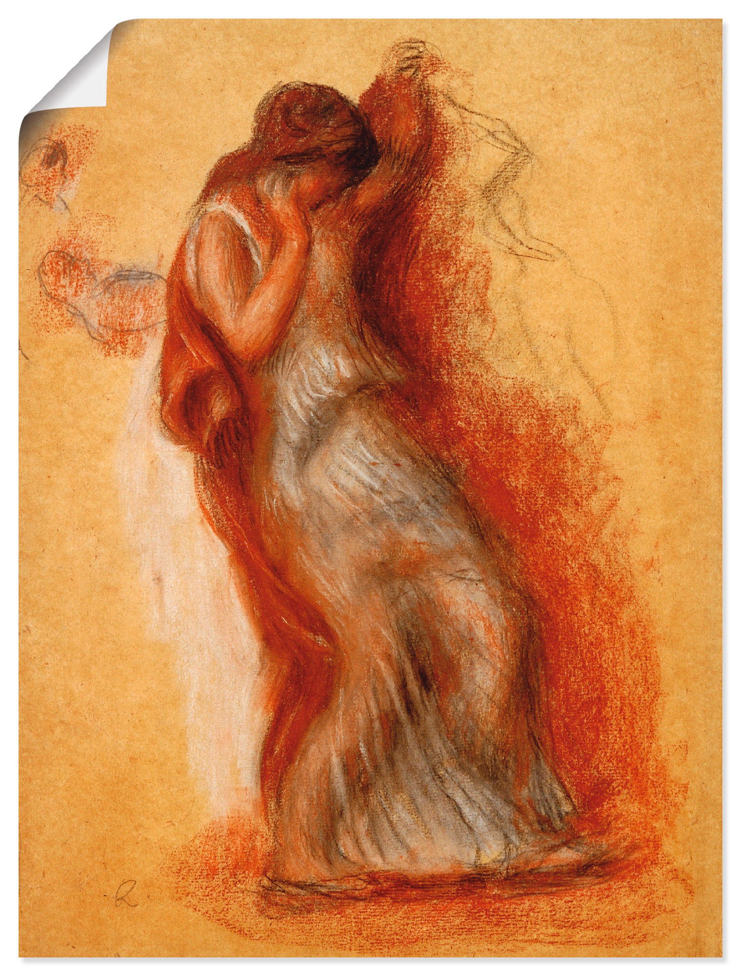 | Wandaufkleber BAUR Poster in Friday Wandbild als (1 Leinwandbild, oder Frau, »Tänzerin«, Black Artland St.), versch. Größen