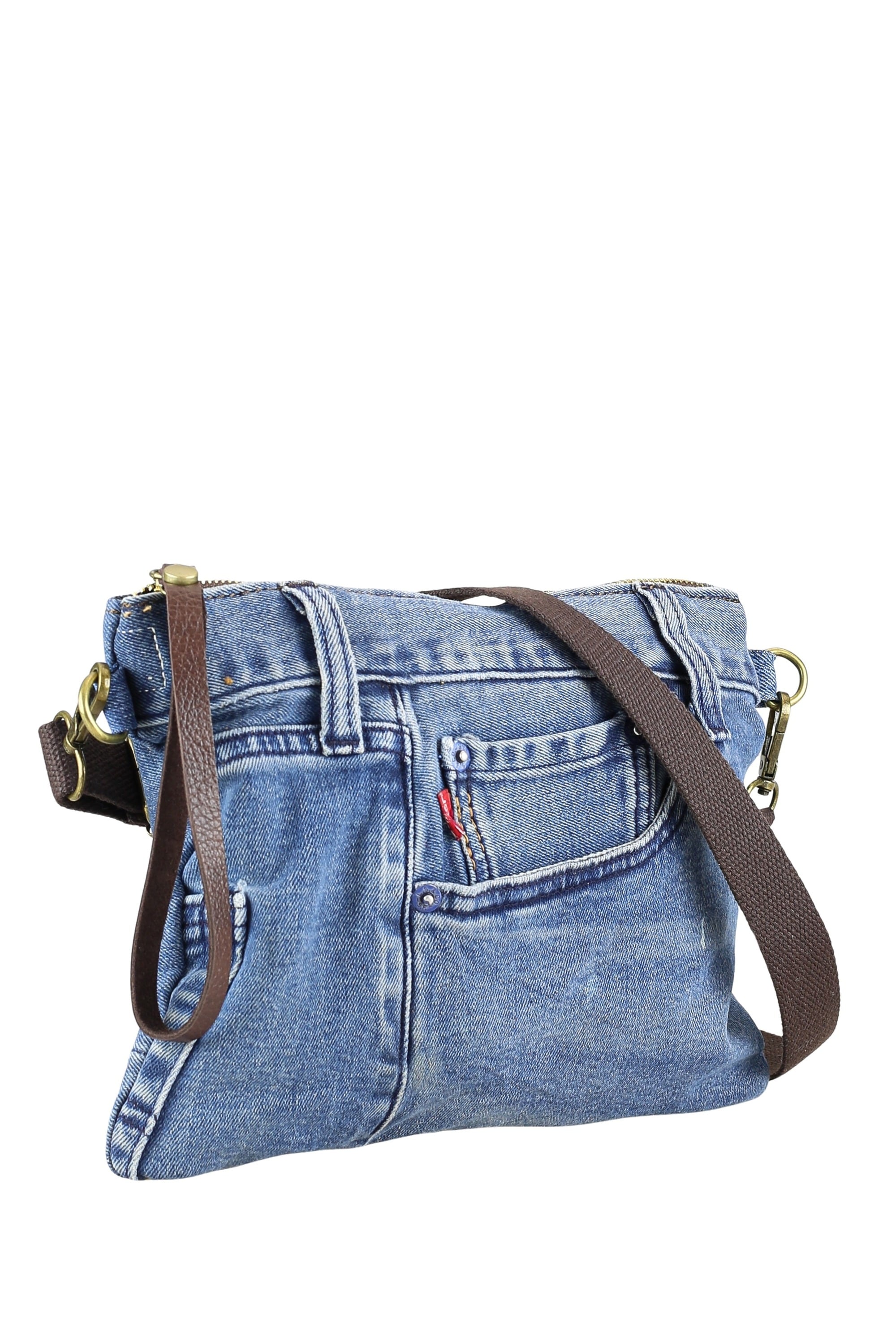 COLLEZIONE ALESSANDRO Umhängetasche "DenimLove", aus Jeans – jedes Stück ei günstig online kaufen