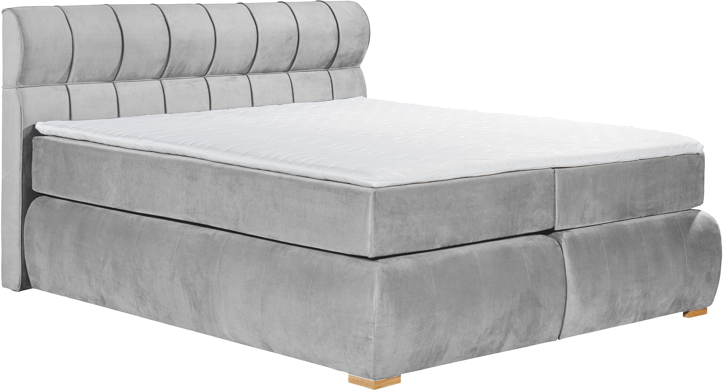 Places of Style Boxspringbett »Felicia«, in H4, inkl. Topper und Bettkasten
