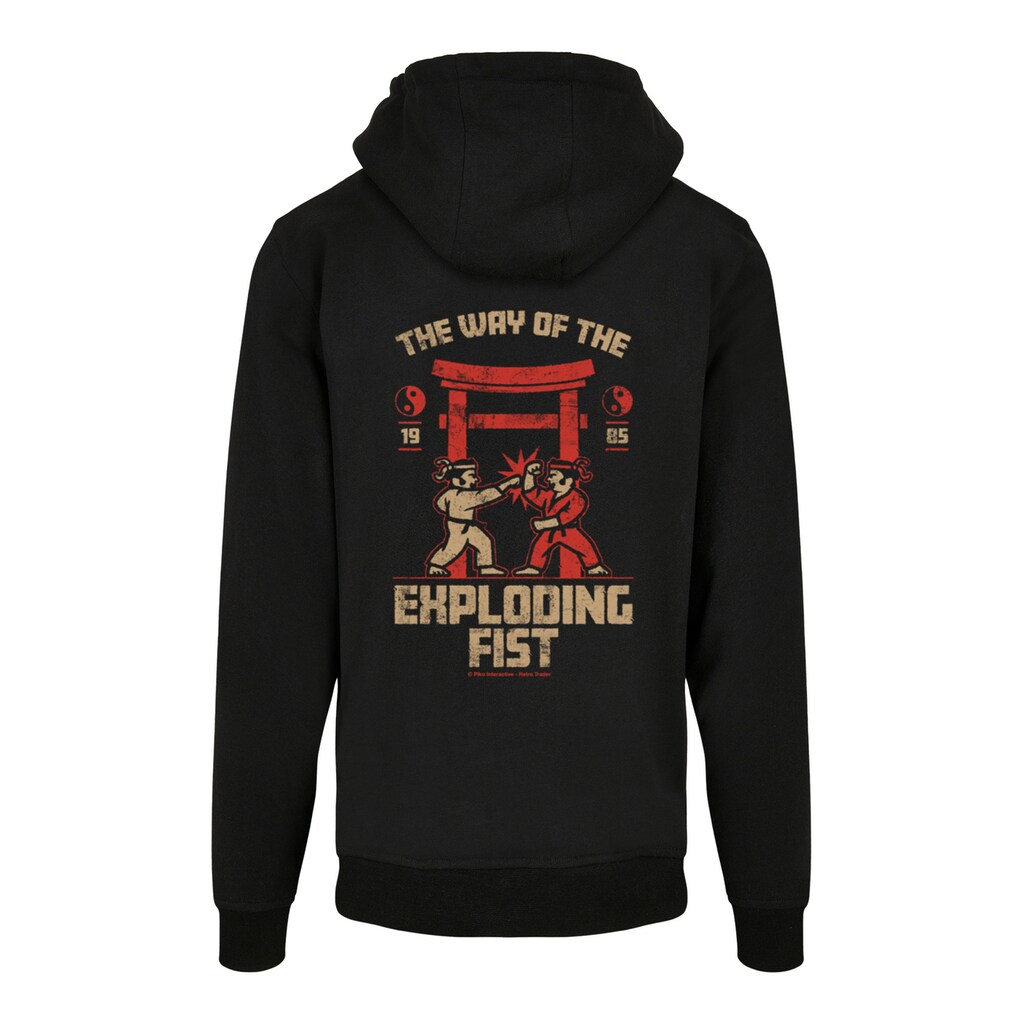 F4NT4STIC Kapuzenpullover »Retro Gaming The Way of the Exploding Fist«