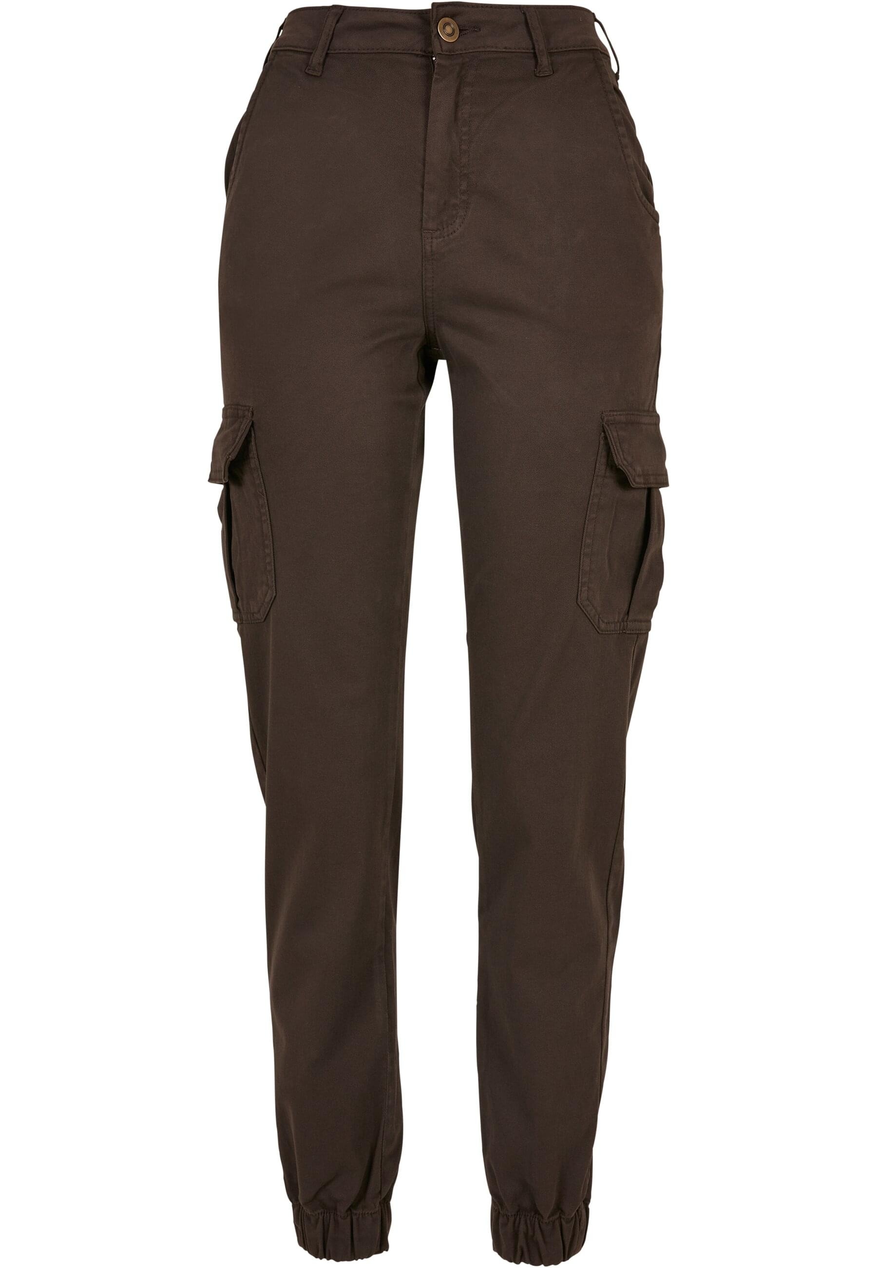 URBAN CLASSICS Cargohose "Urban Classics Damen Ladies High Waist Cargo Pants", (1 tlg.)