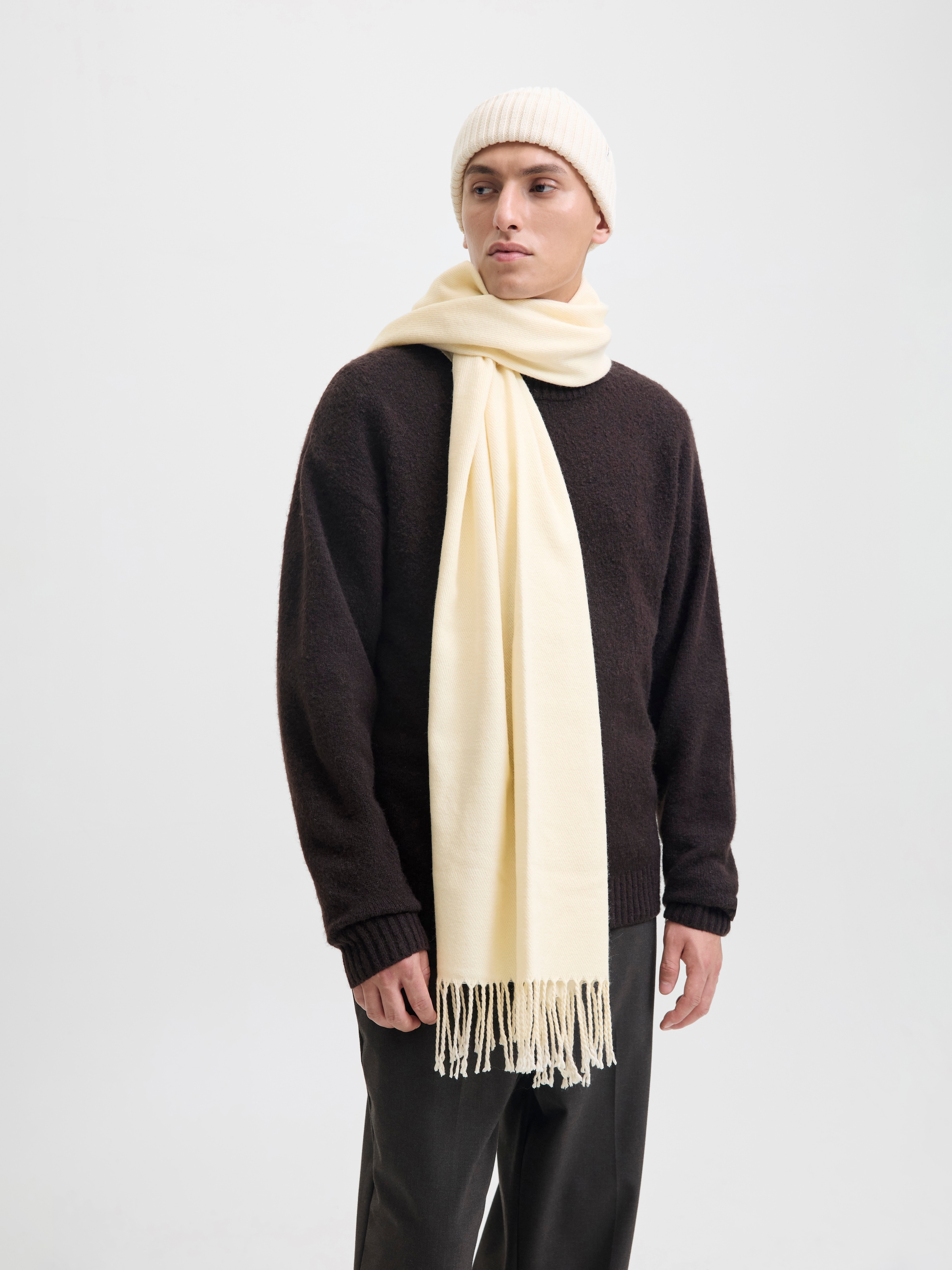 Jack & Jones Strickschal »JACSOLID WOVEN SCARF NOOS«