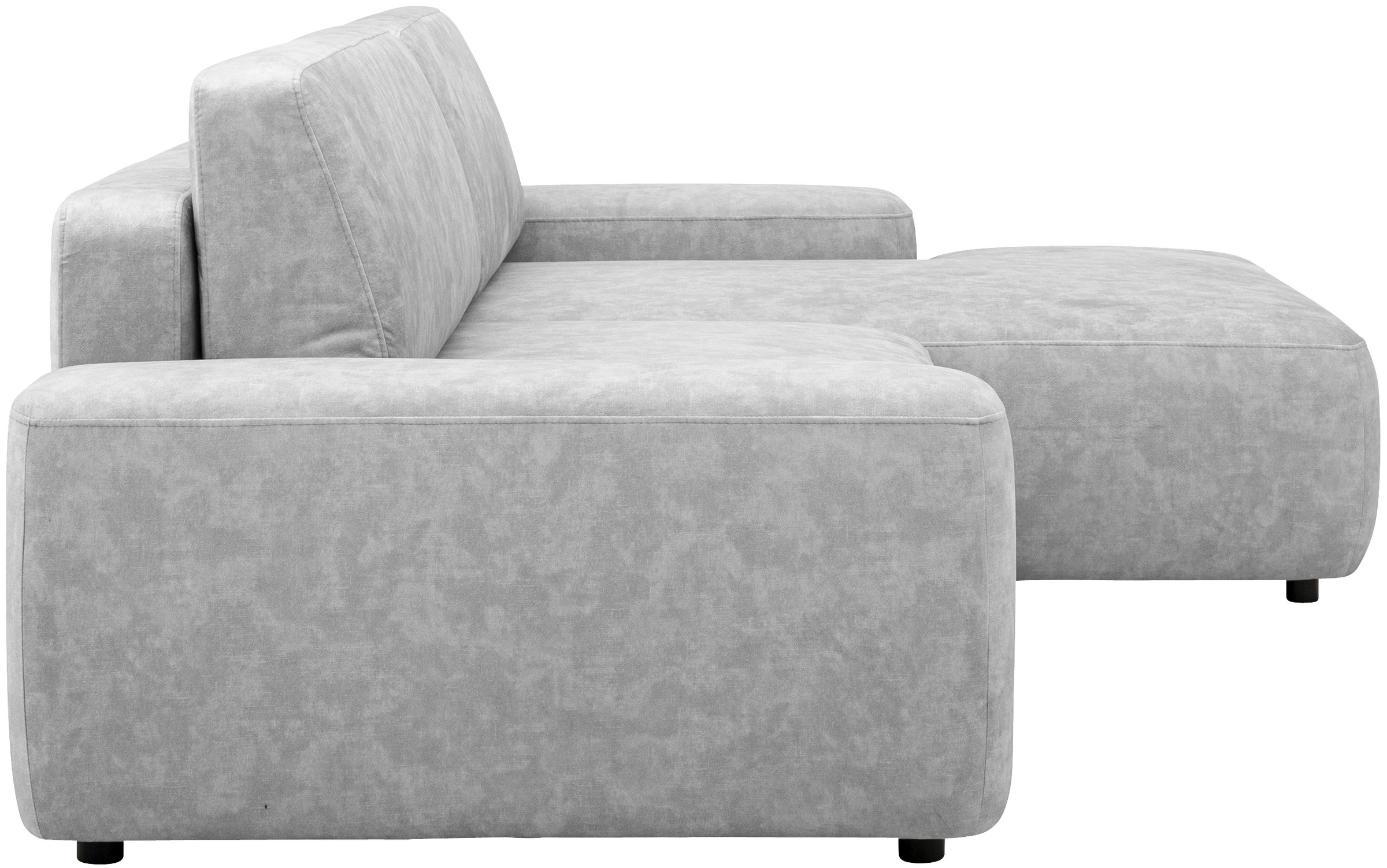 INOSIGN Ecksofa »TORGE (264cm), Schlafsofa in Cord, Samtvelours o Struktur fein, L-Form«, Schlaffunktion, Bettkasten, Liegefläche: 125/210 cm
