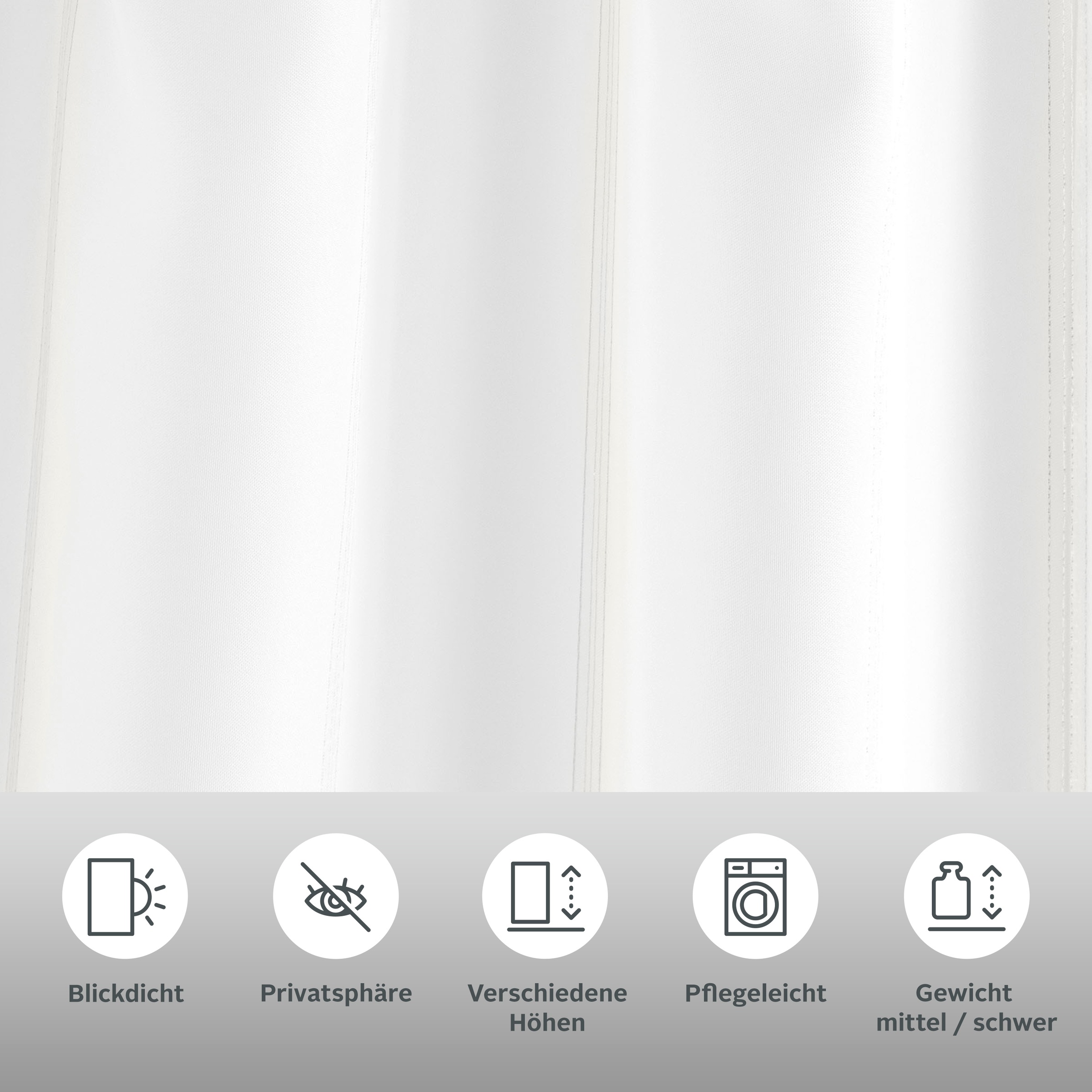 Thumbnail - Guido Maria Kretschmer Home&Living Gardine "Lynn" Multifunktionsband 1 Stk. tlg. halbtransparent, metallisierte Effektfä...