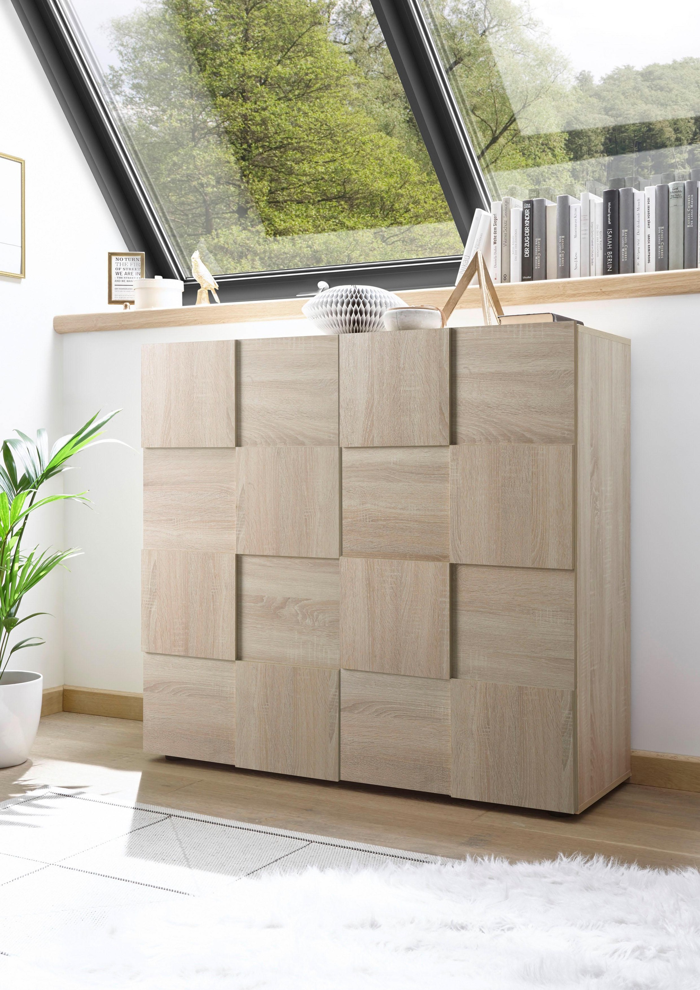 Home affaire Highboard "Dama Höhe 111 cm, Breite 121 cm, Kommode 2 Türen, H günstig online kaufen