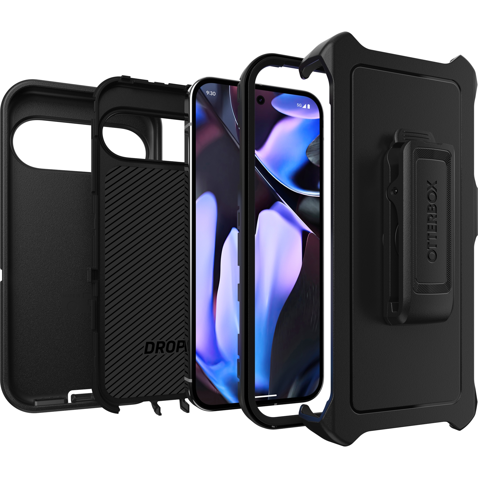 Otterbox Handyhülle »Defender für Google Pixel 9 Pro XL«, Backcover, Schutzhülle, Handyschutzhülle, Case, Schutzcase, stoßfest