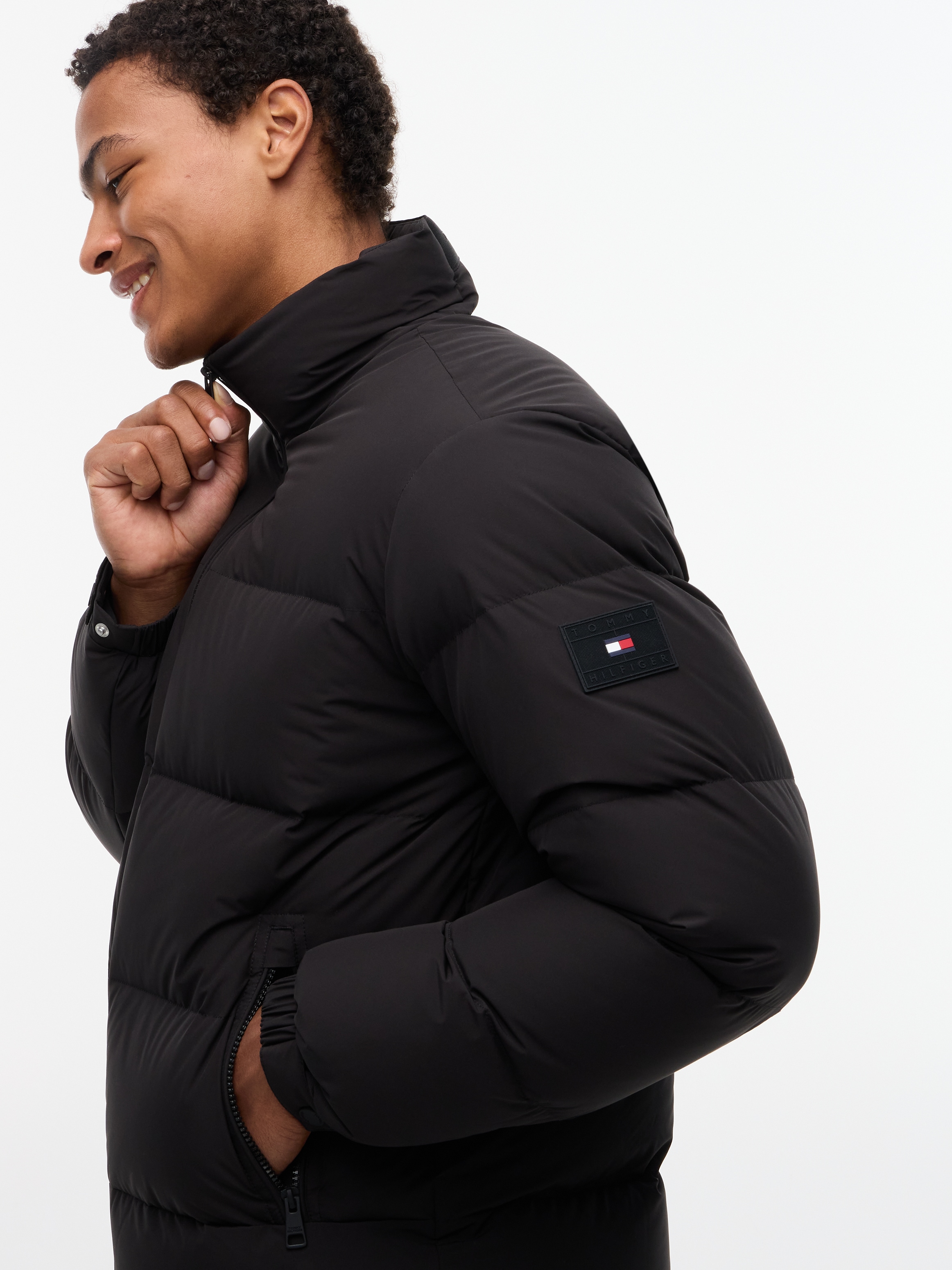 Tommy Hilfiger Daunenjacke »DOWN STAND PUFFER« Winterjacke, weiche Daunenfüllung