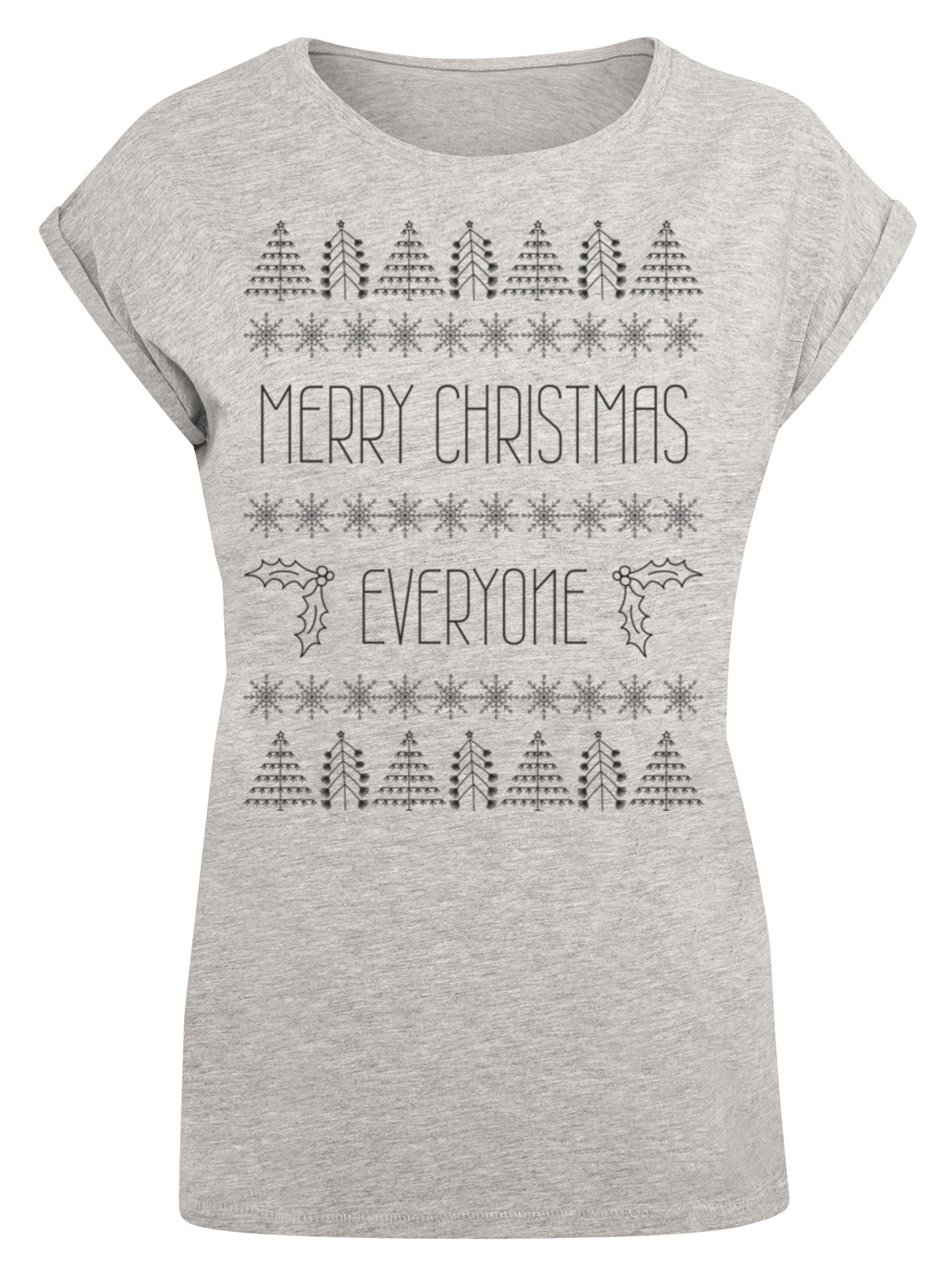 F4NT4STIC T-Shirt »Merry Christmas Everyone Weihnachten«, Print