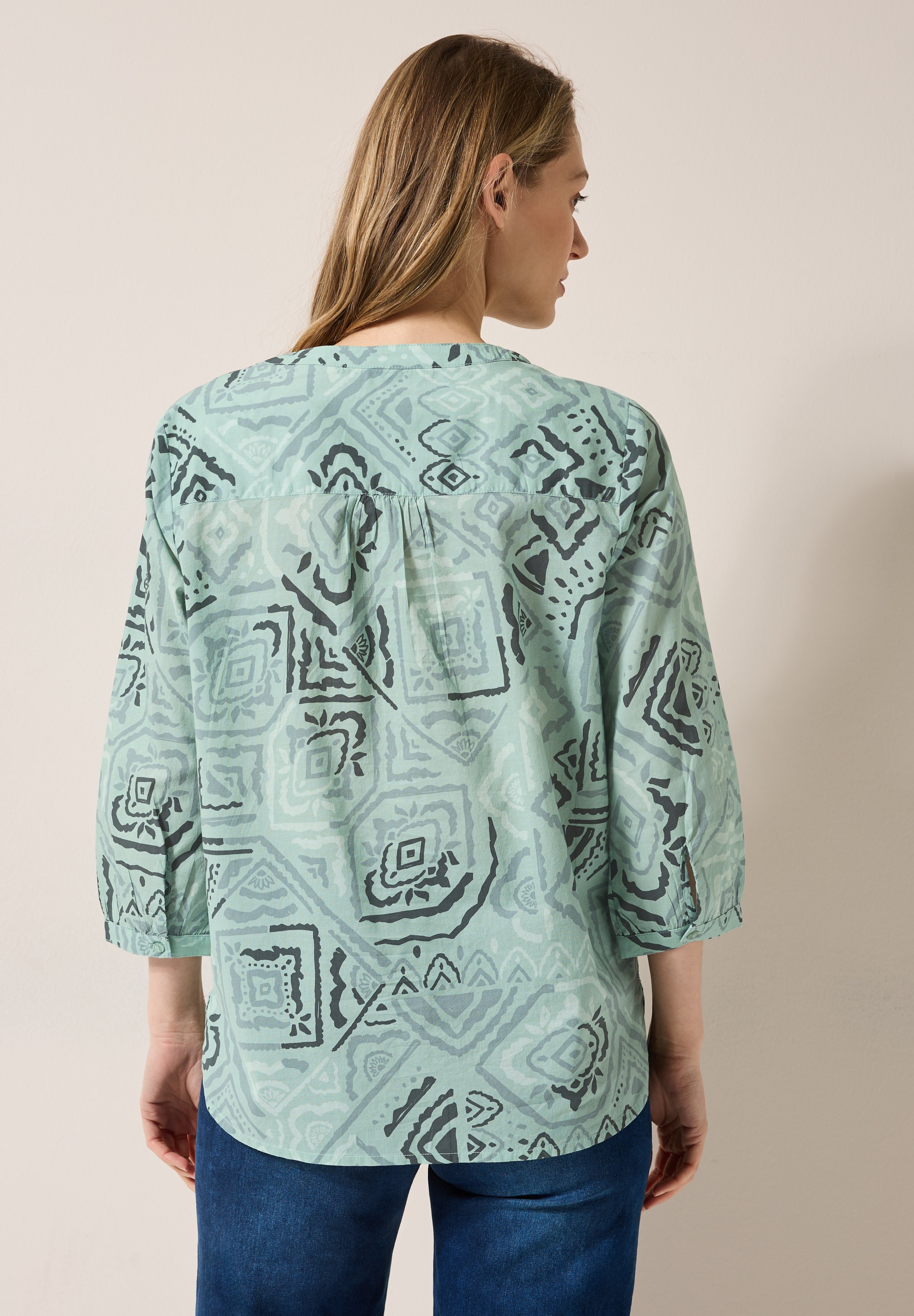 Cecil Klassische Bluse, aus reiner Baumwolle
