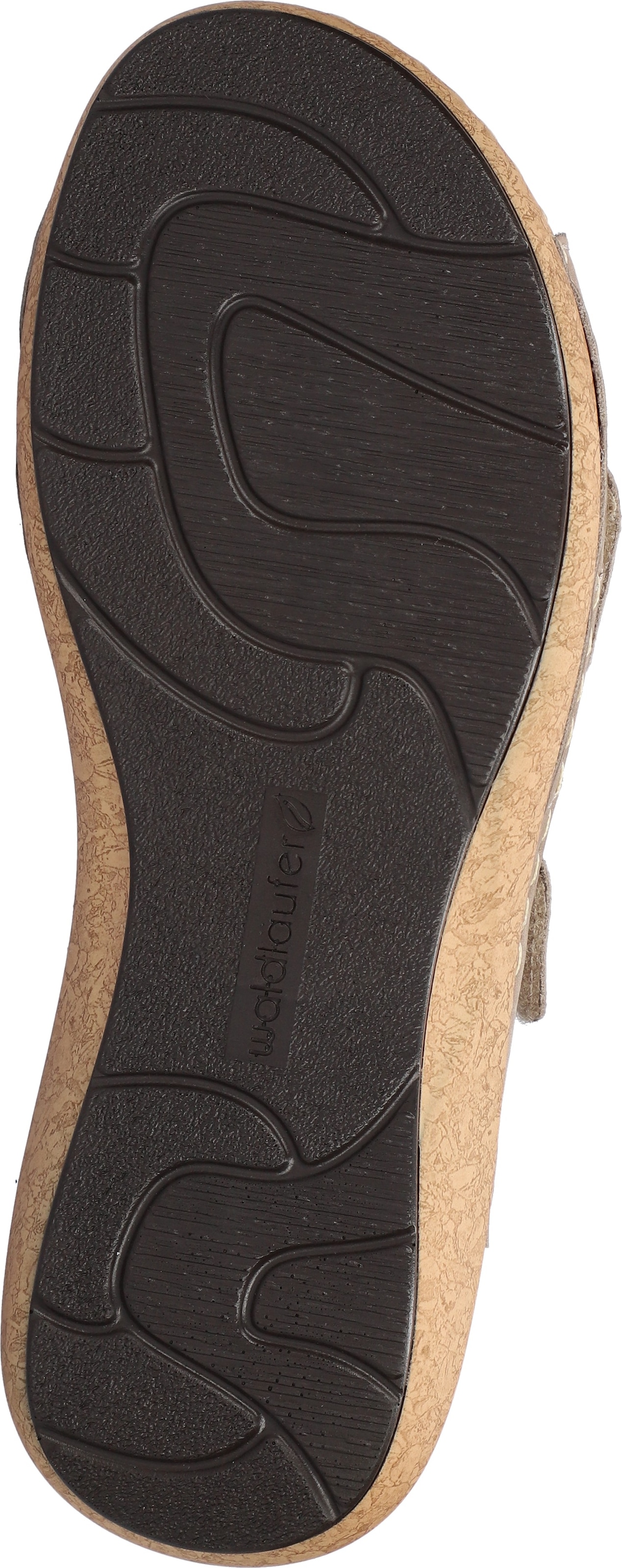 Waldläufer Sandale »K-Heliett«  , Sommerschuh, Sandalette, Keilabsatz, in Komfortweite K (= extraweit)