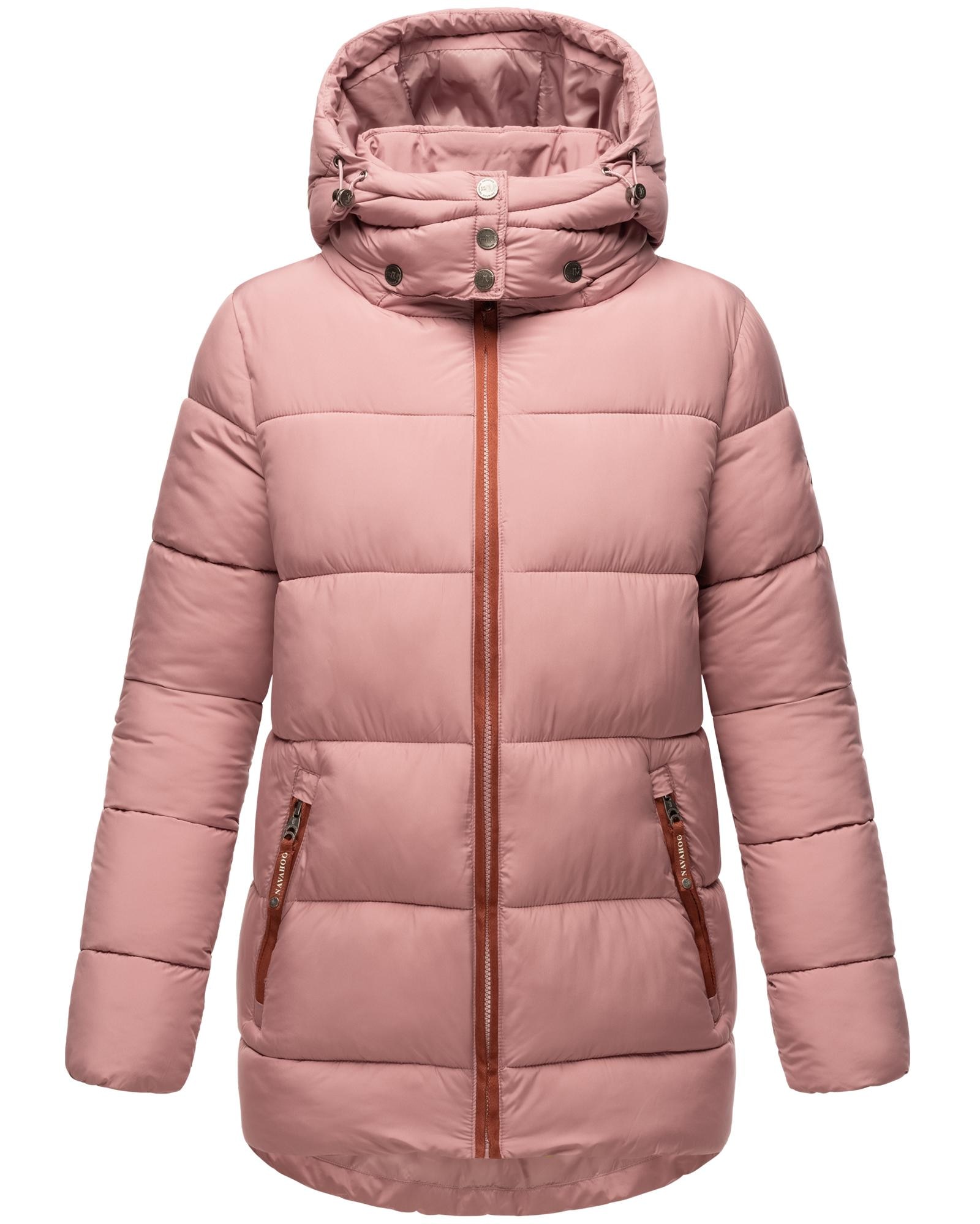 Navahoo Winterjacke »Wattewölkchen«, mit Kapuze, Modische Damen Steppjacke  mit kontrastfarbenen Details für bestellen | BAUR