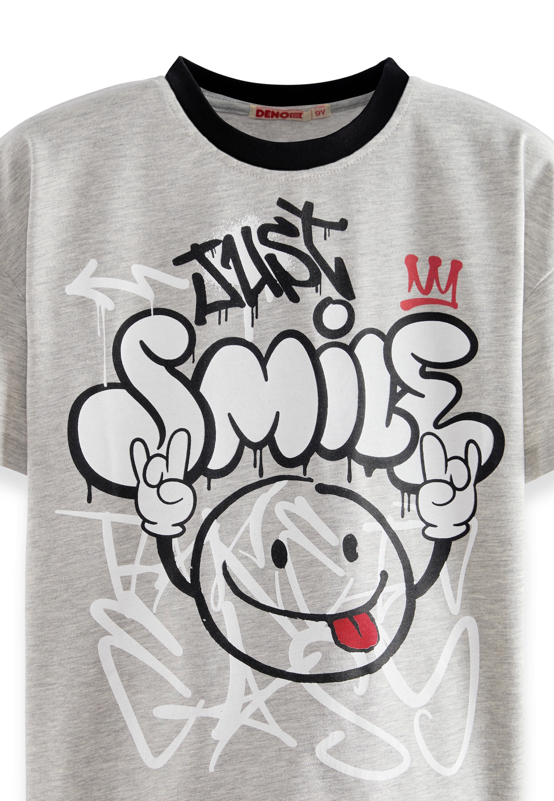 Denokids T-Shirt »Just Smile«, (2 tlg.), im Doppelpack