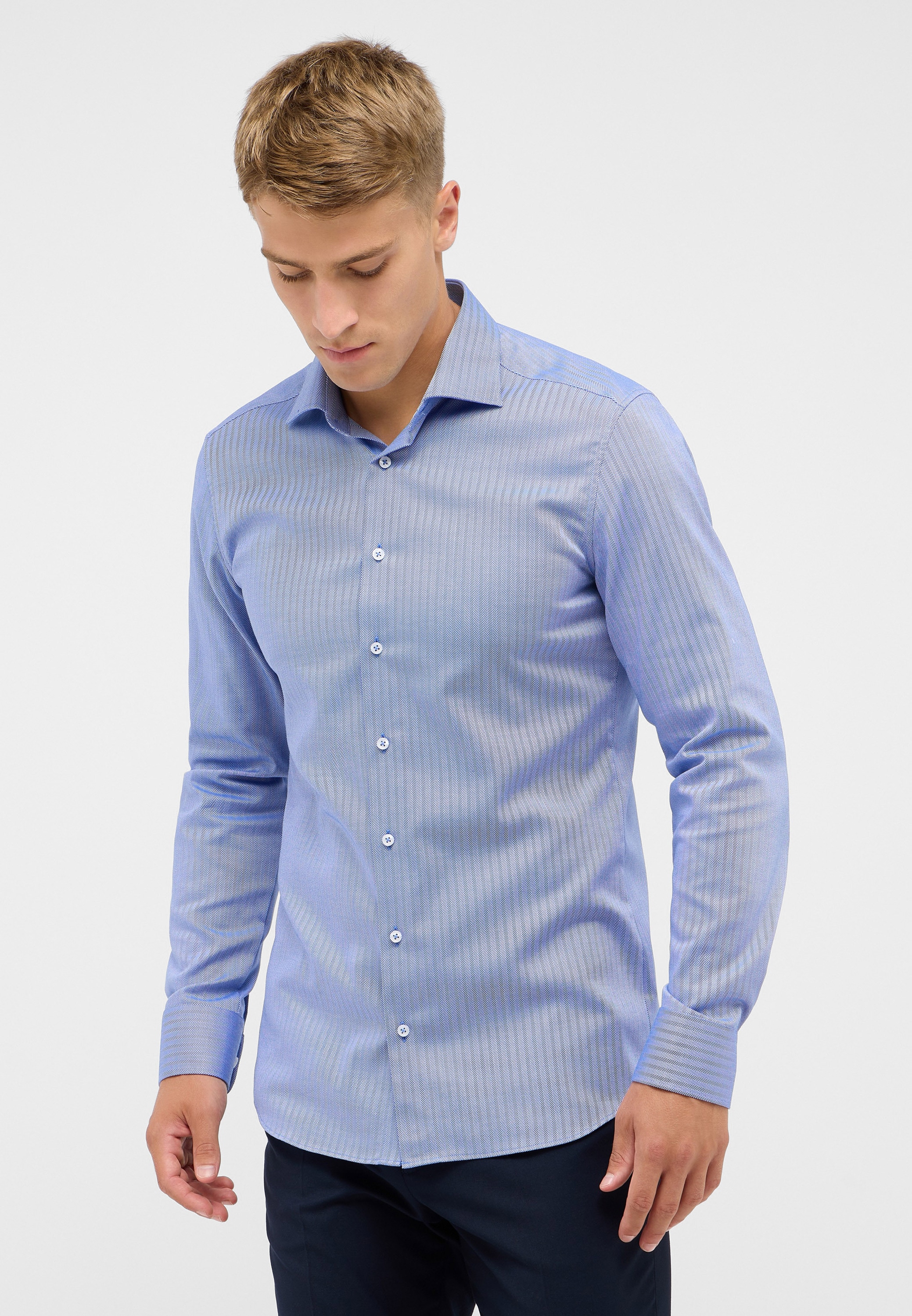 Eterna Langarmhemd "SLIM FIT", NON IRON (bügelfrei) günstig online kaufen