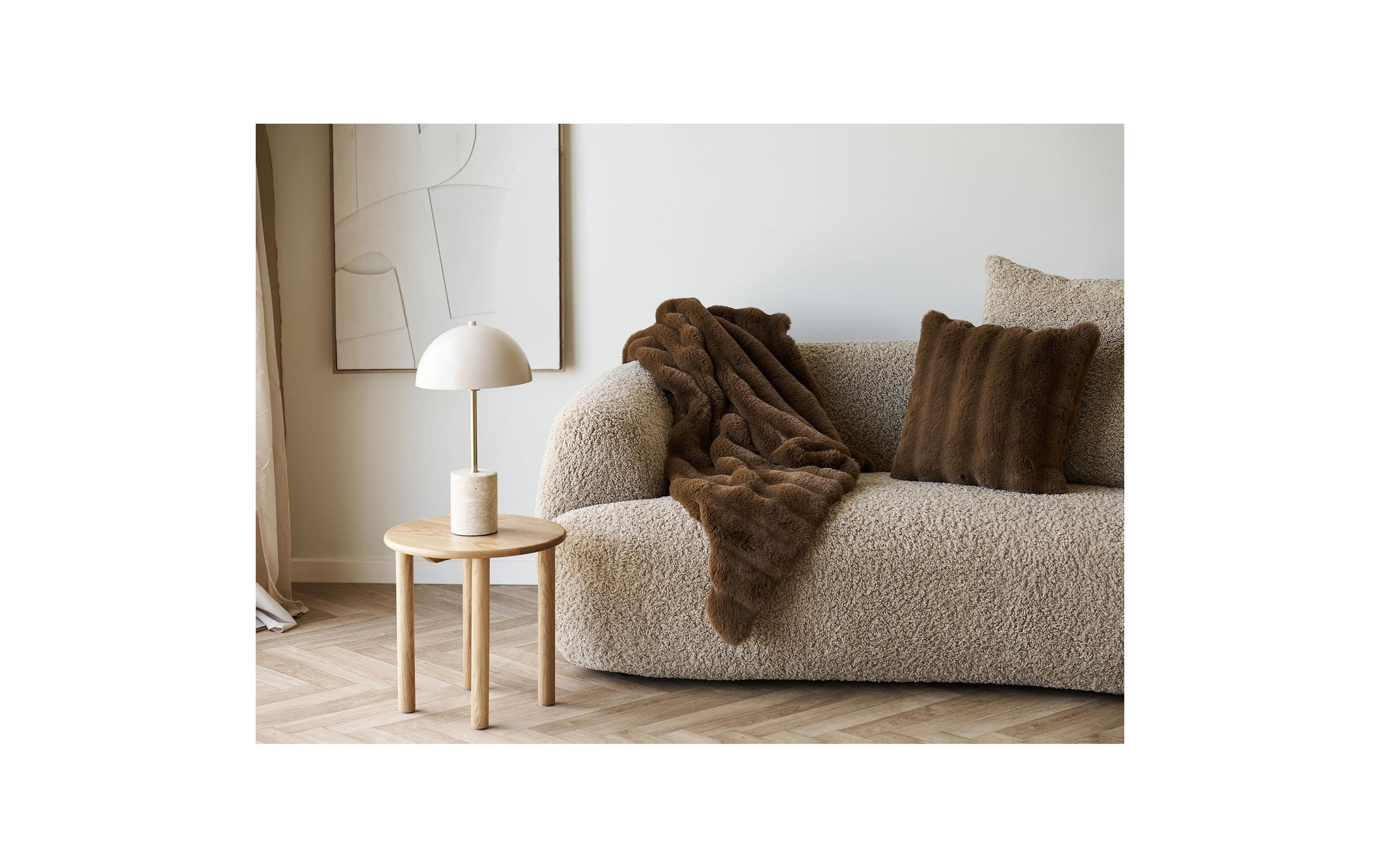 House Nordic Dekokissen »Kissen Galena 45 x45 cm« Bezug abnehmbar