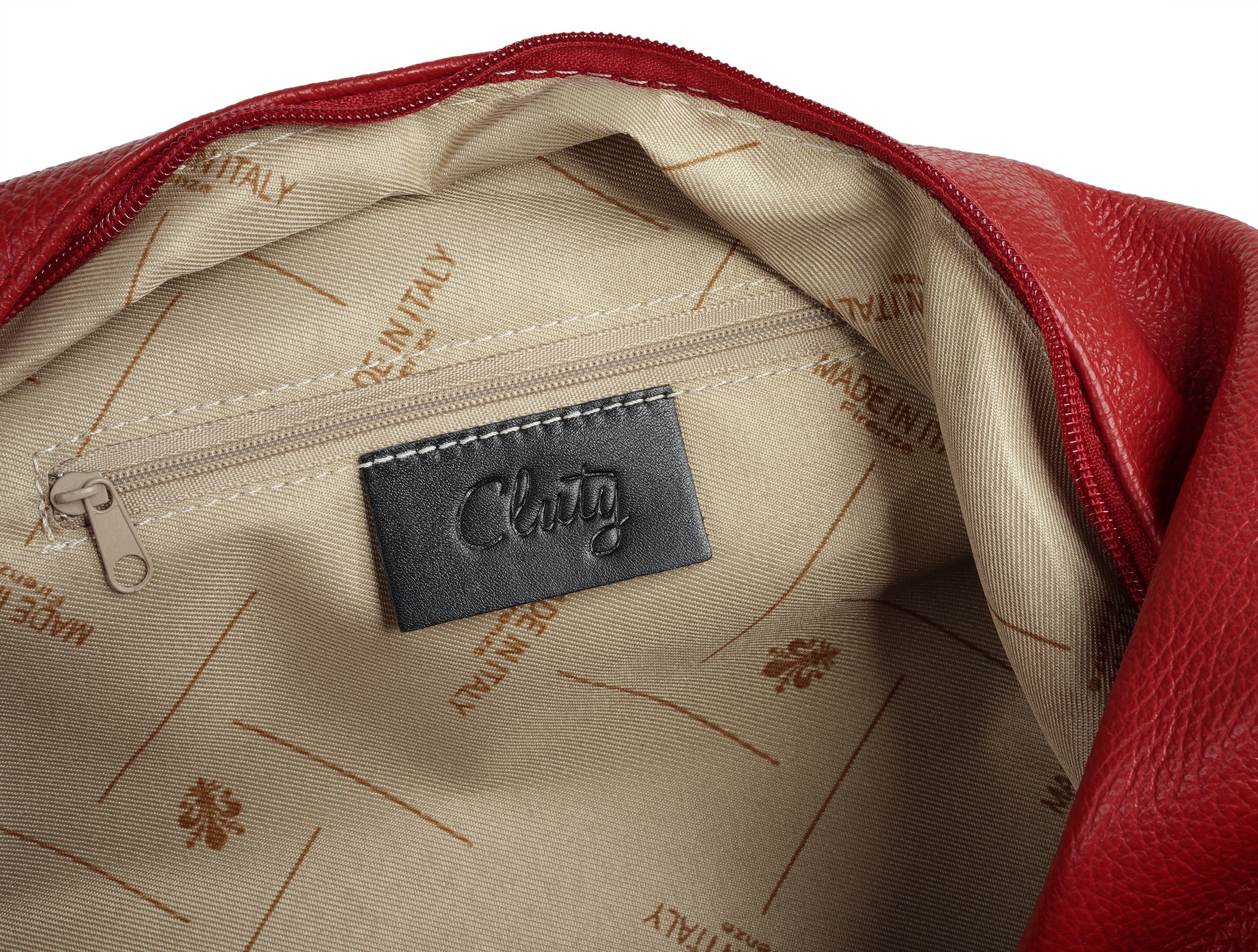 Cluty Shopper, echt Leder, Made in Italy