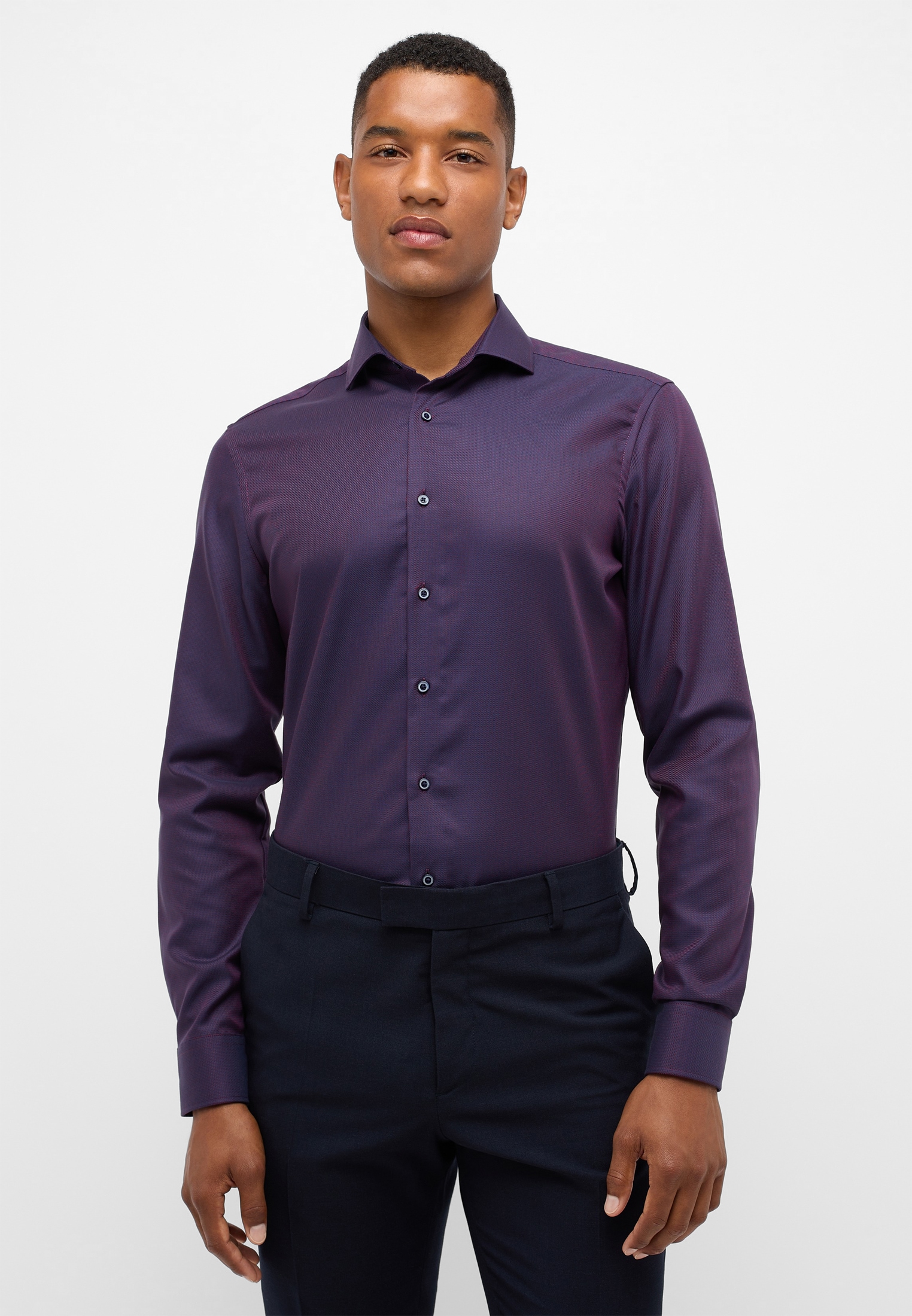 Eterna Langarmhemd "SLIM FIT" NON IRON (bügelfrei) günstig online kaufen