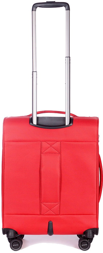 Stratic Weichgepäck-Trolley »Stratic Light + S, red«, 4 Rollen, Handgepäck Reisekoffer Reisegepäck TSA-Zahlenschloss