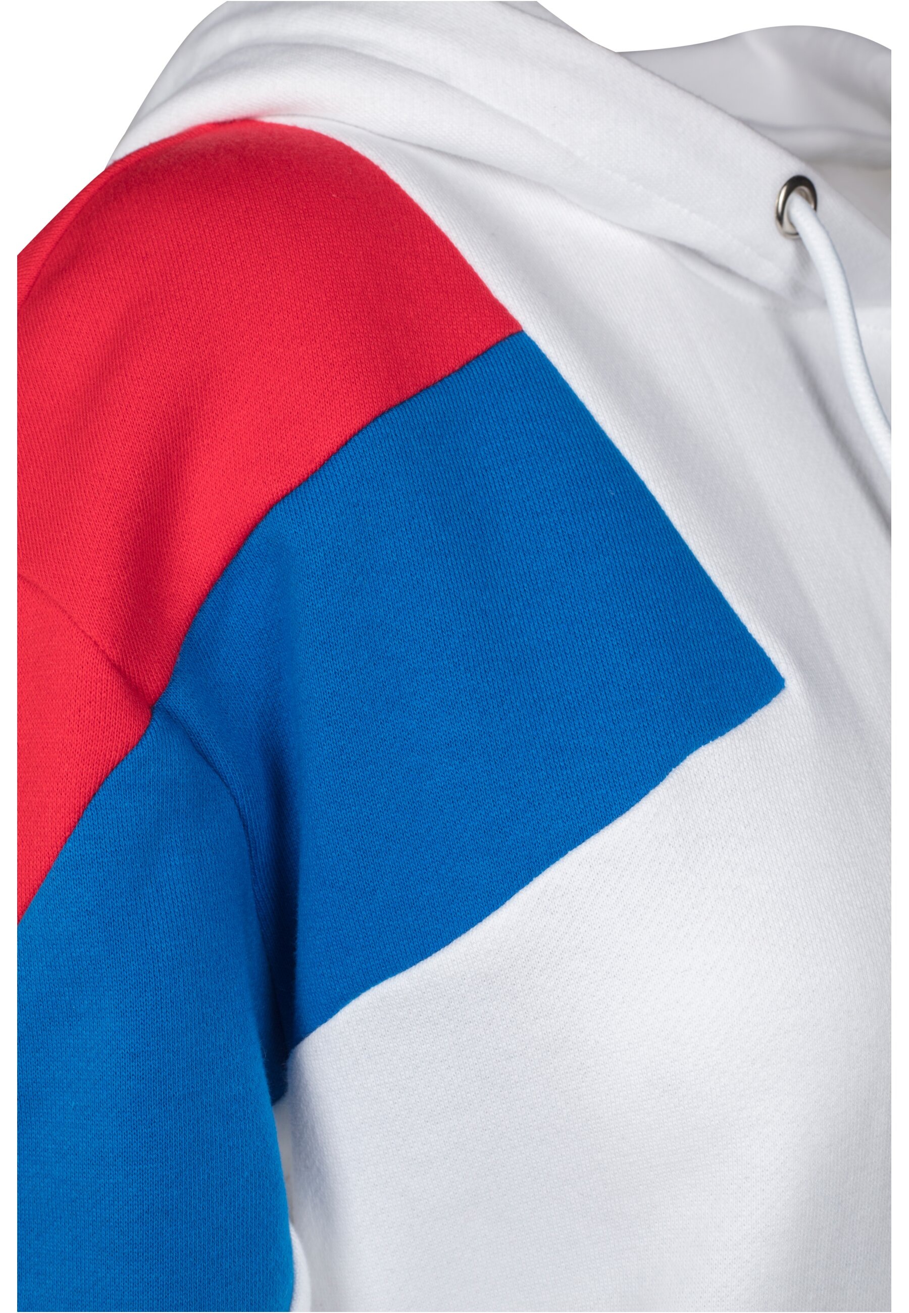URBAN CLASSICS Rundhalspullover »Urban Classics Damen Ladies Oversize 3-Tone Block Hoody«, (1 tlg.)