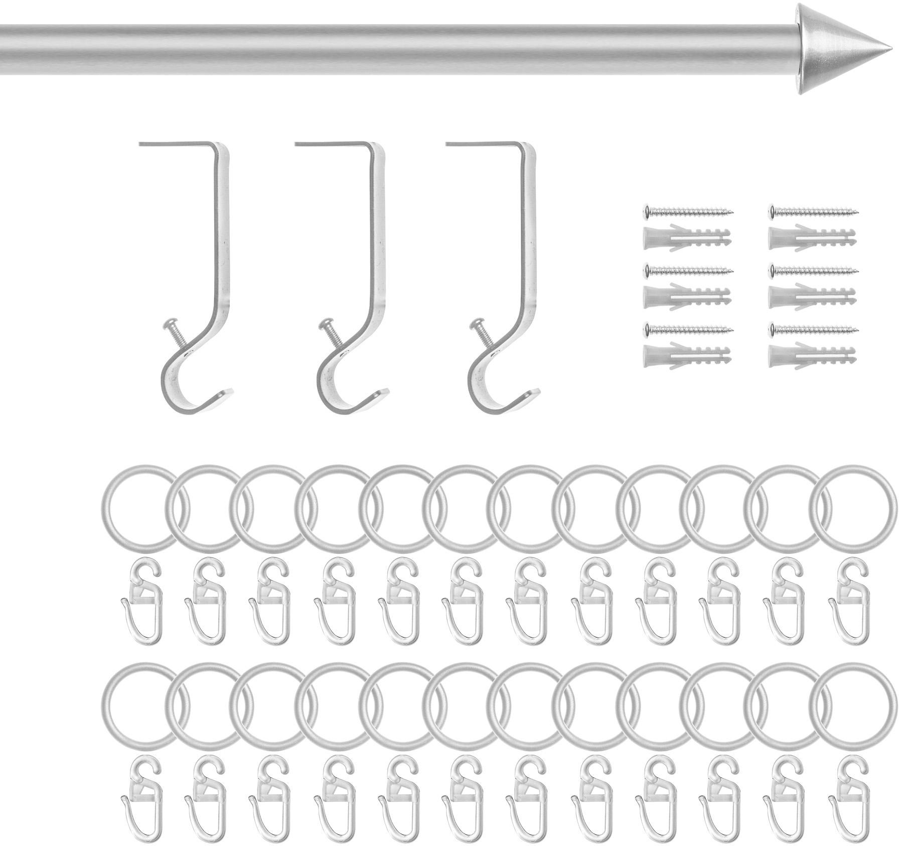 Thumbnail - LICHTBLICK ORIGINAL Gardinenstange "Kegel" Ø 16 mm 1 läufig-läufig Fixmaß