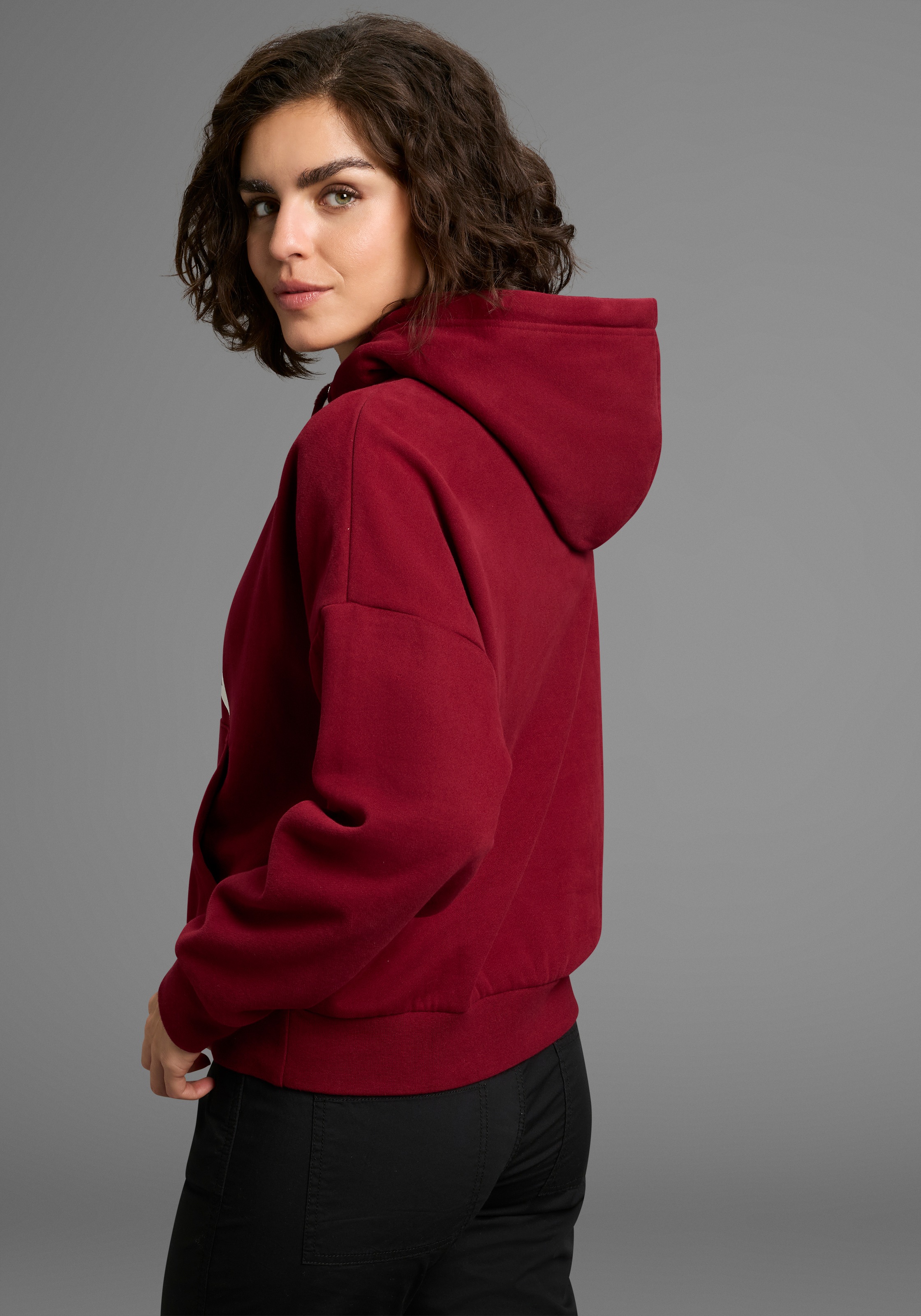 KangaROOS Kapuzensweatshirt, mit Stern-Print