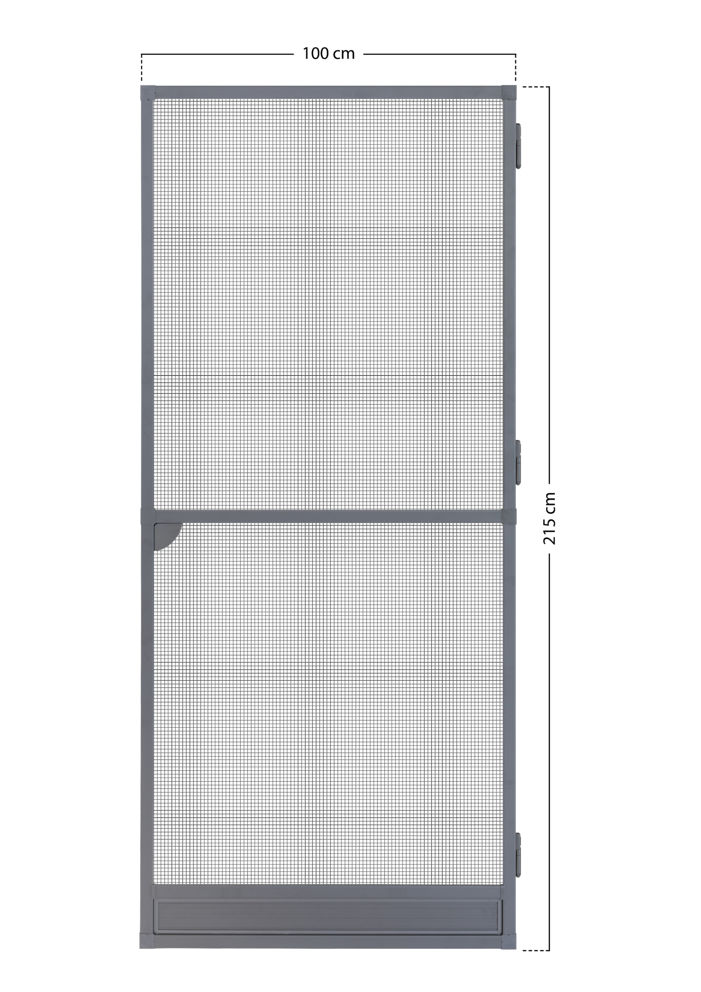SCHELLENBERG Insektenschutz-Tür »Fliegengitter für Balkontür Premium«, Insektenschutz-Tür mit Aluminiumrahmen, 100 x 215 cm, anthrazit, 70094