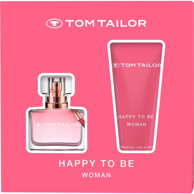 TOM TAILOR Eau de Toilette »TOM TAILOR Happy to be for her GP EdP 30ml + SG  100ml«, (2 tlg.) | BAUR