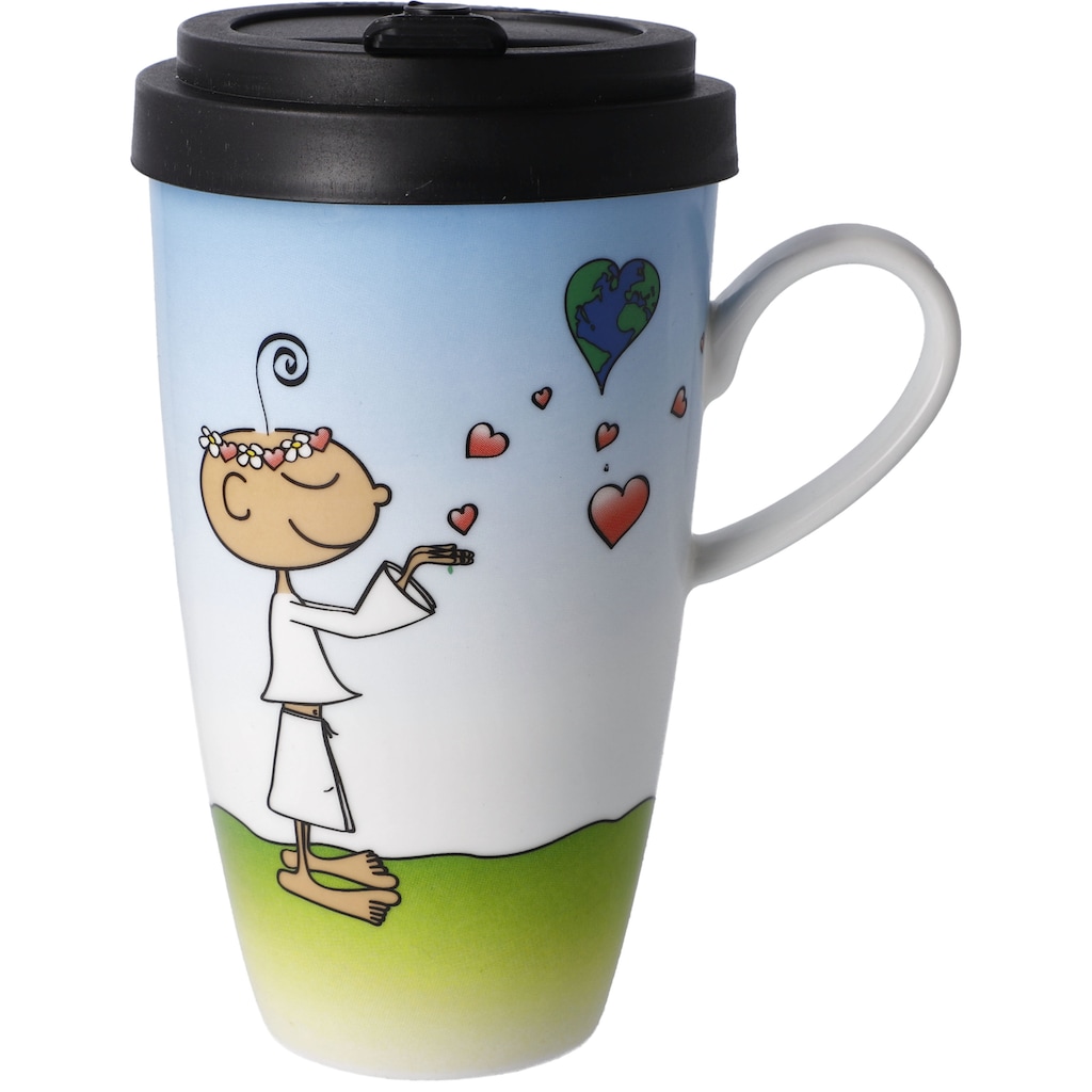 Goebel Coffee-to-go-Becher »Der kleine Yogi - "Life is beautiful"«