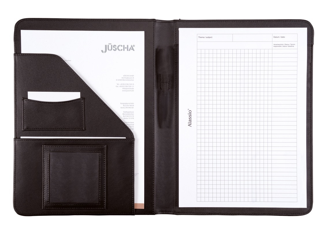 Alassio® Schreibmappe »DIN A4, Mares«, mit Metallemblem