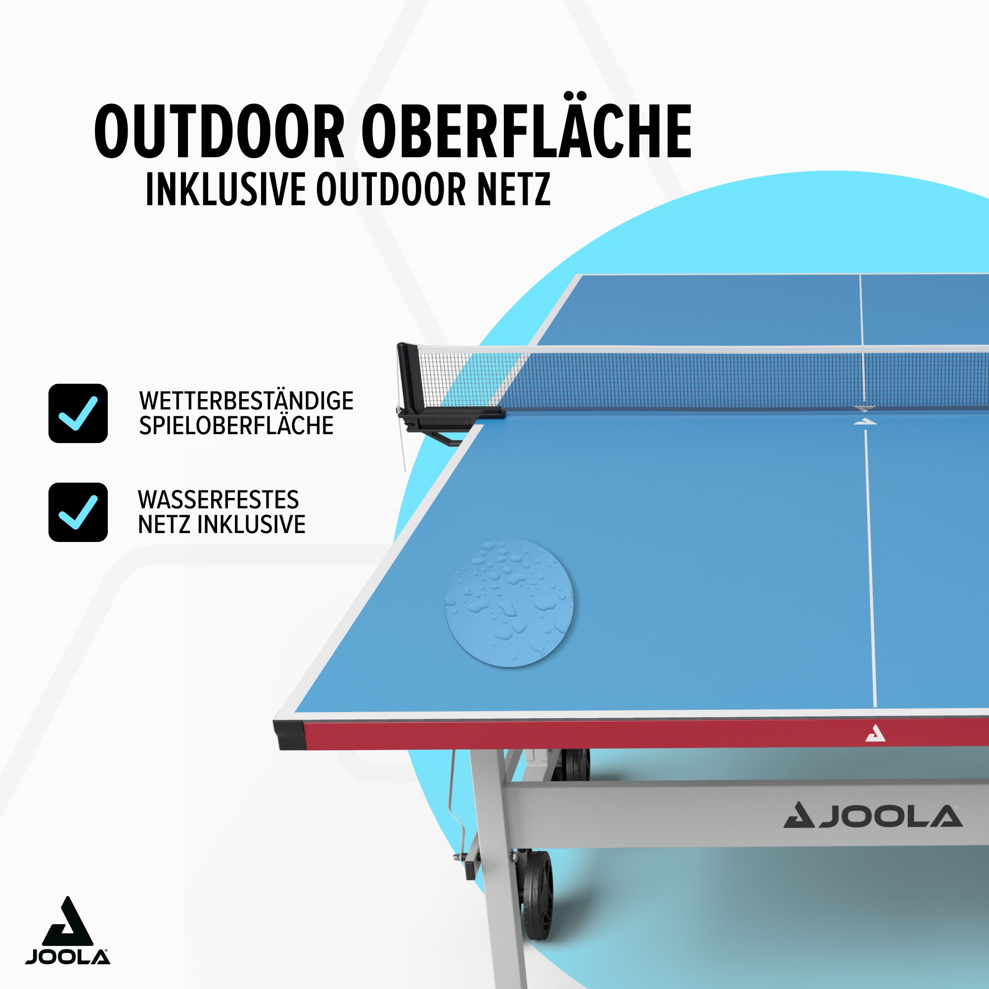 Joola Tischtennisplatte »JOOLA Tischtennisplatte Aluterna« doppelte Kippsicherung