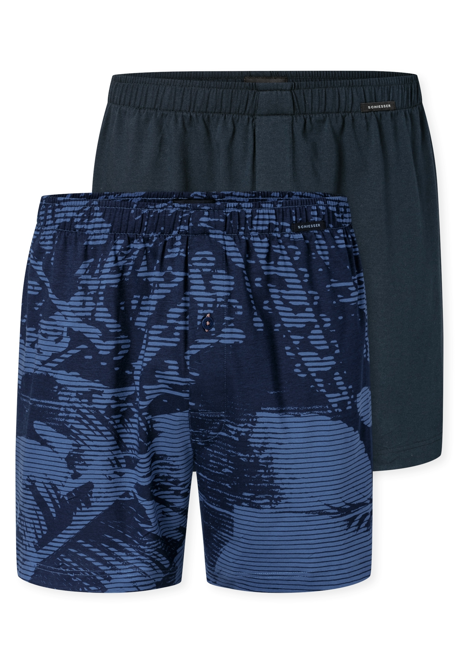 Schiesser Weiter Boxer "Boxershorts Multipack" unktionaler Knopfleiste und sichtbarem Knopf