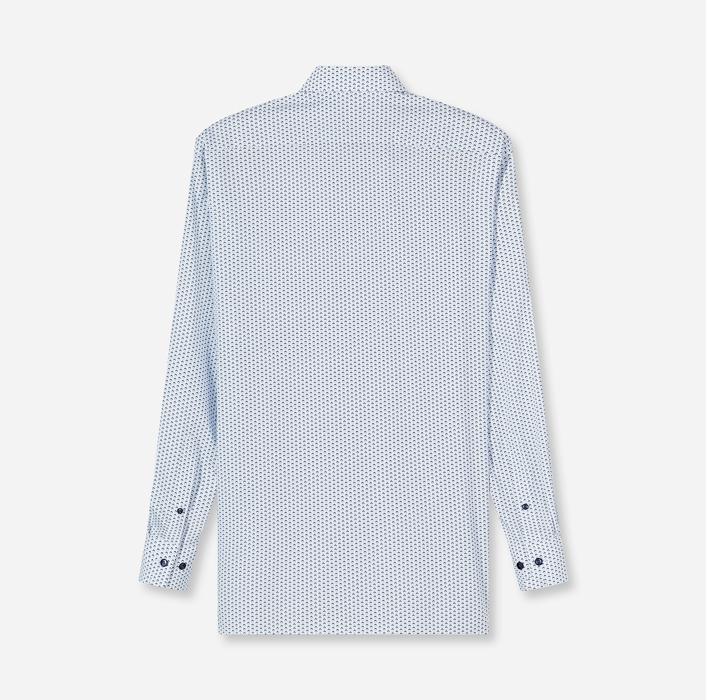 Thumbnail - OLYMP Langarmhemd "Luxor" graphisches Muster, modern fit, Businesshemd, New-Kentkragen