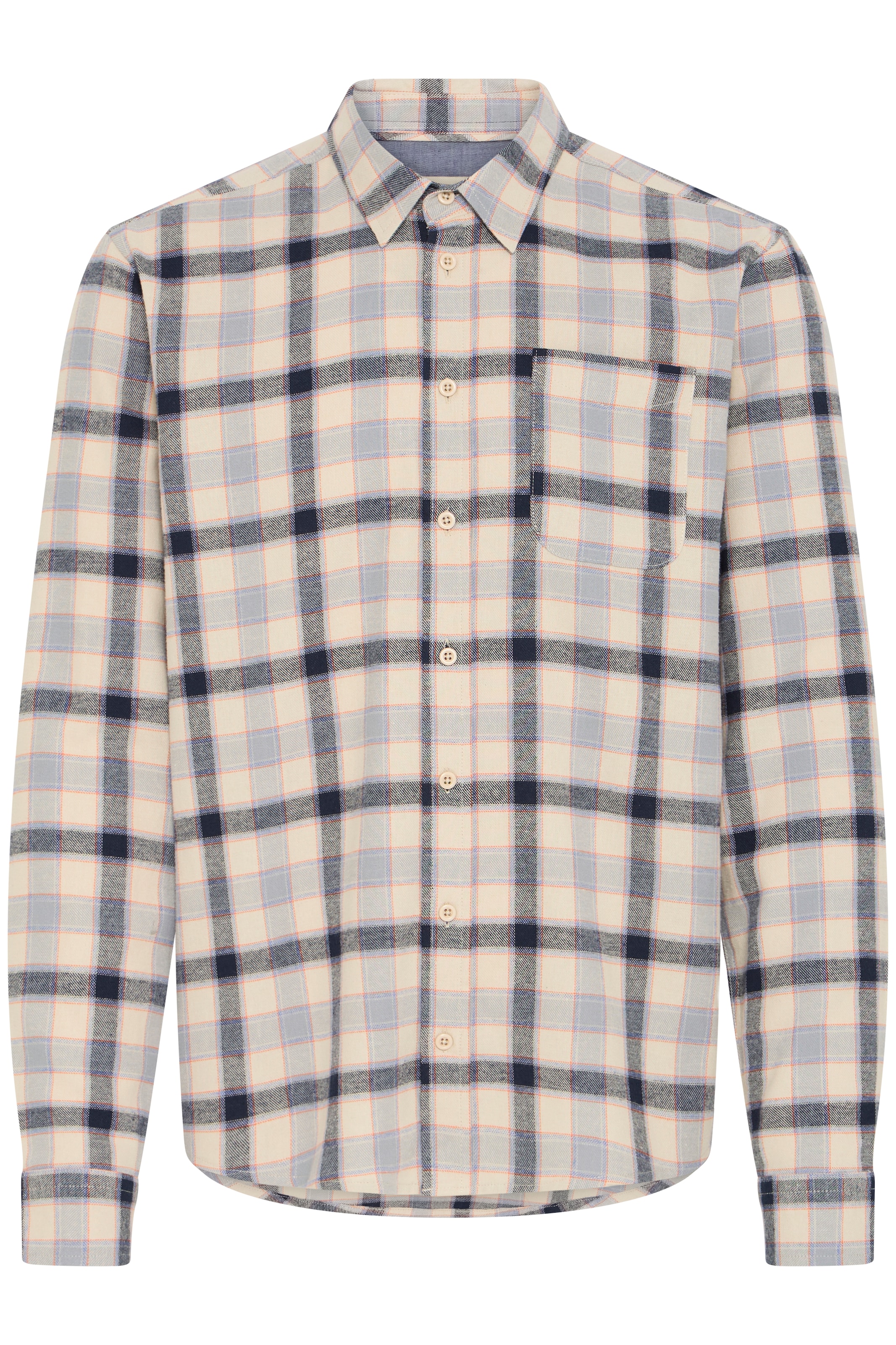 Blend Langarmhemd "BHDEVON SHIRT CHECK BB" in großen Größen günstig online kaufen
