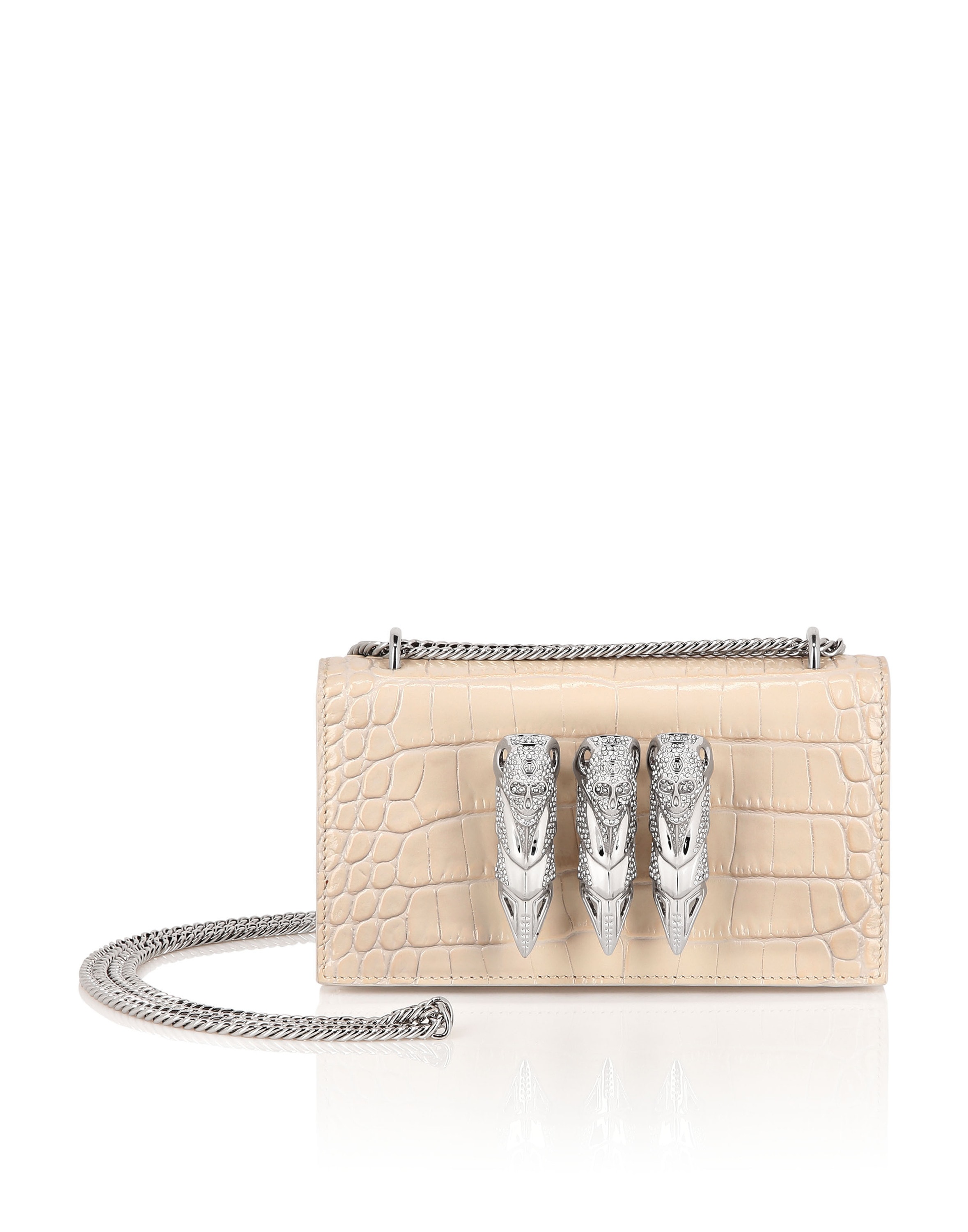 PHILIPP PLEIN Schultertasche "Eagle Crocco Print"