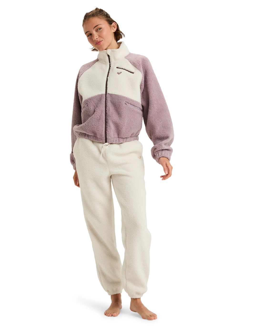 Roxy Fleecepullover »Waves Of Warmth Colorblock«

