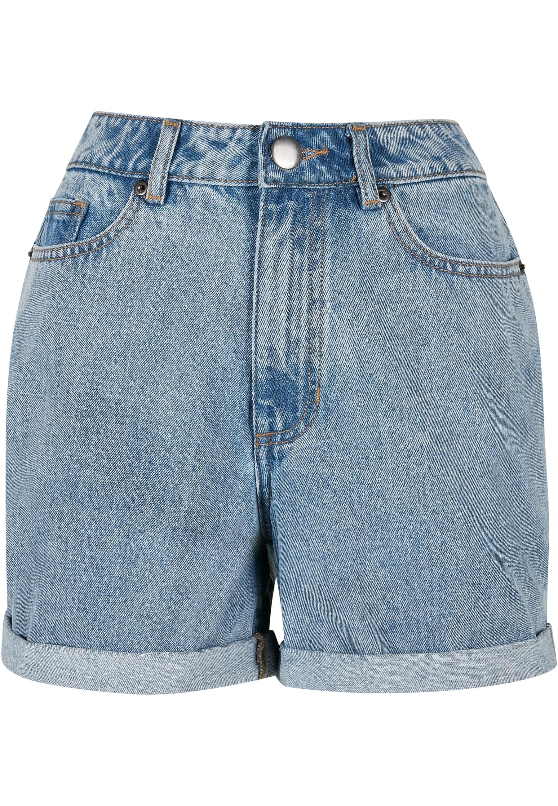 URBAN CLASSICS Stoffhose "Urban Classics Damen Ladies High Waist Boyfriend günstig online kaufen